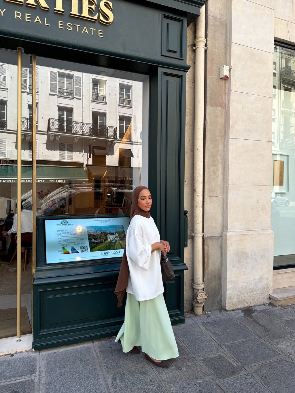 Jupe Inès Vert d'eau - TAHIRA