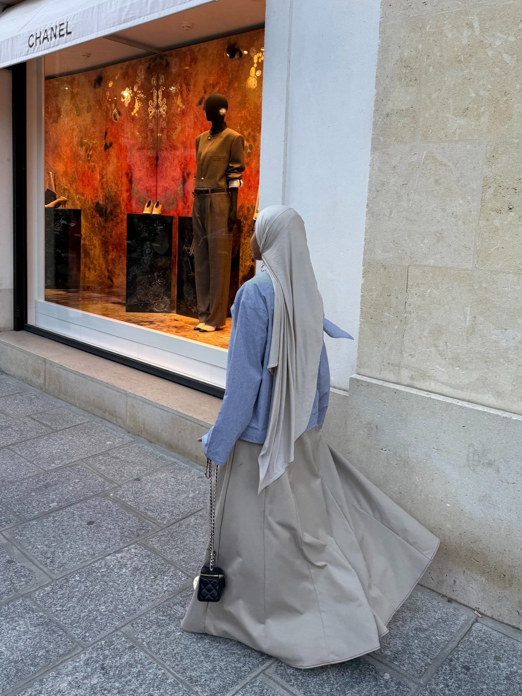 Jupe Jenny Taupe - TAHIRA
