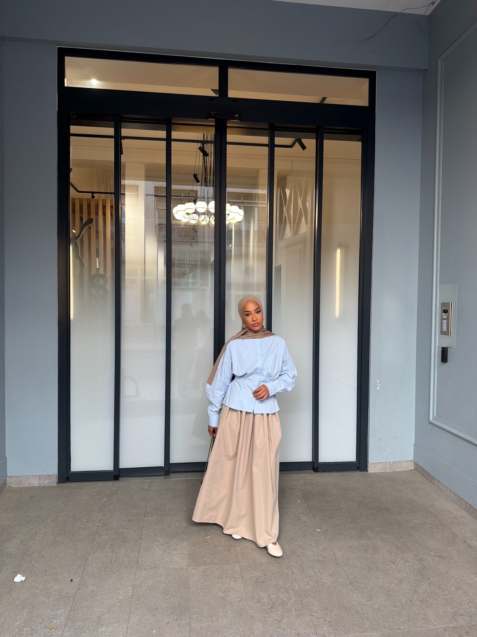 Jupe Louna Beige - TAHIRA