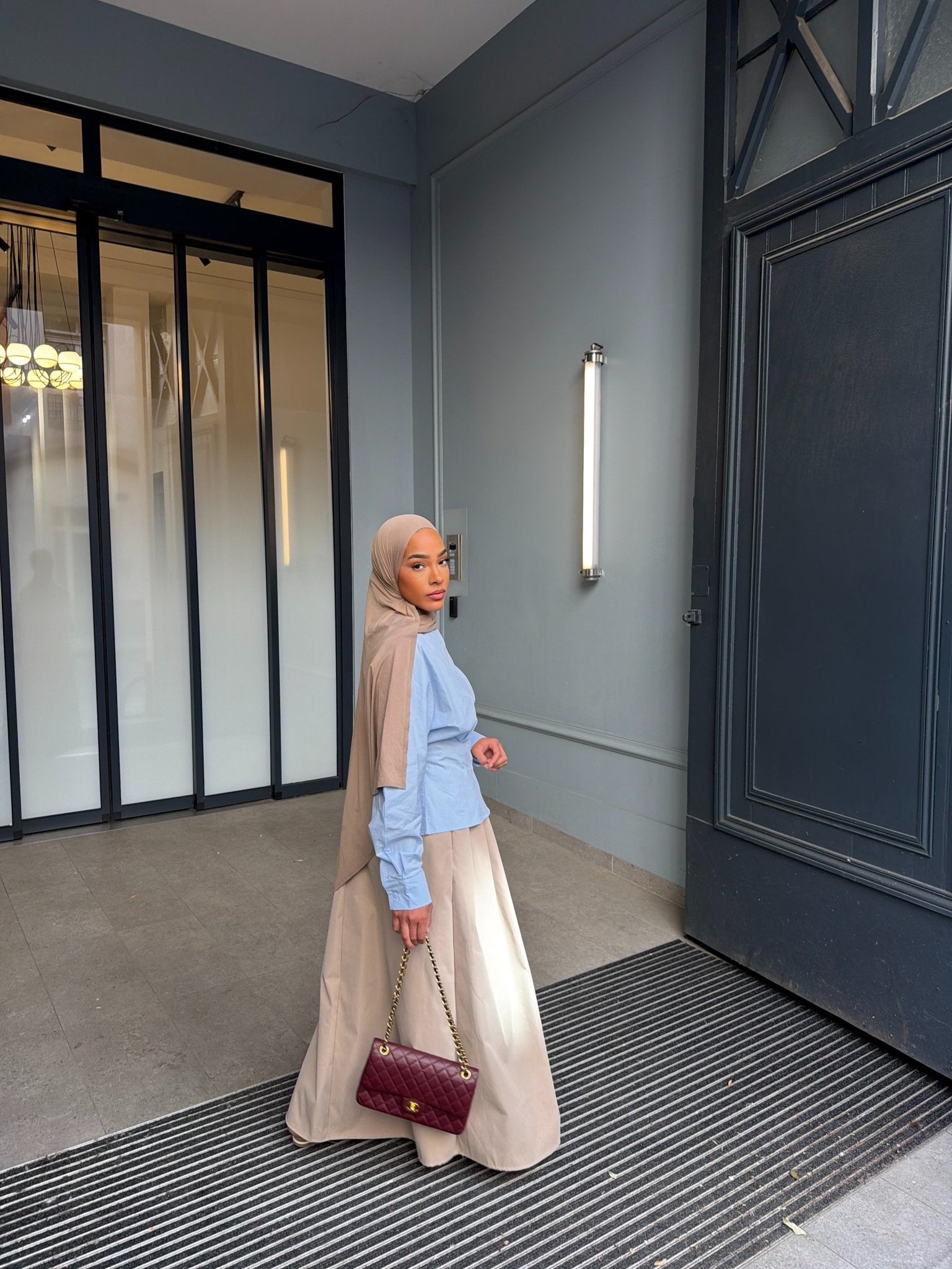 Jupe Louna Beige - TAHIRA