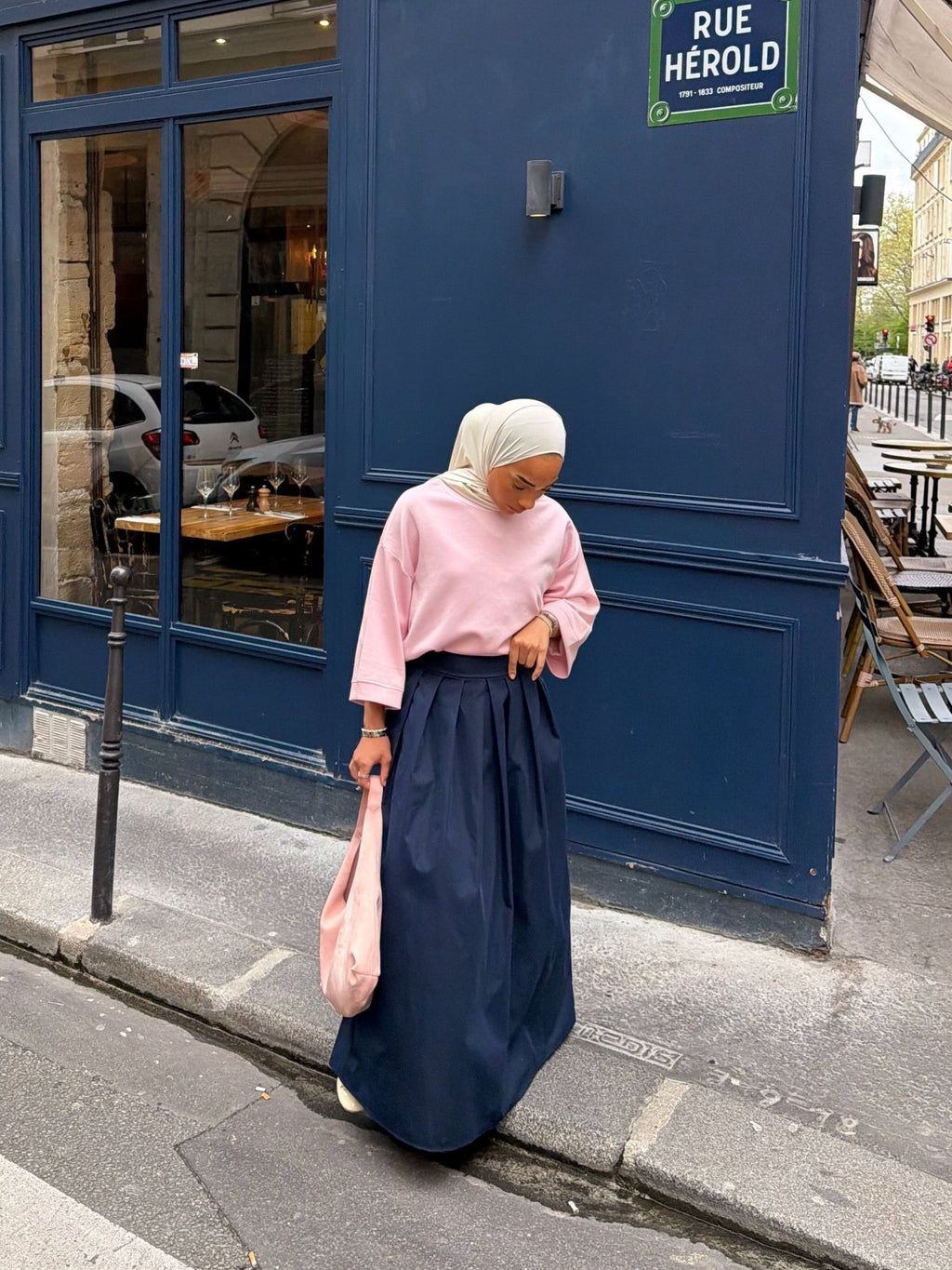 Jupe Louna Bleu Nuit - TAHIRA
