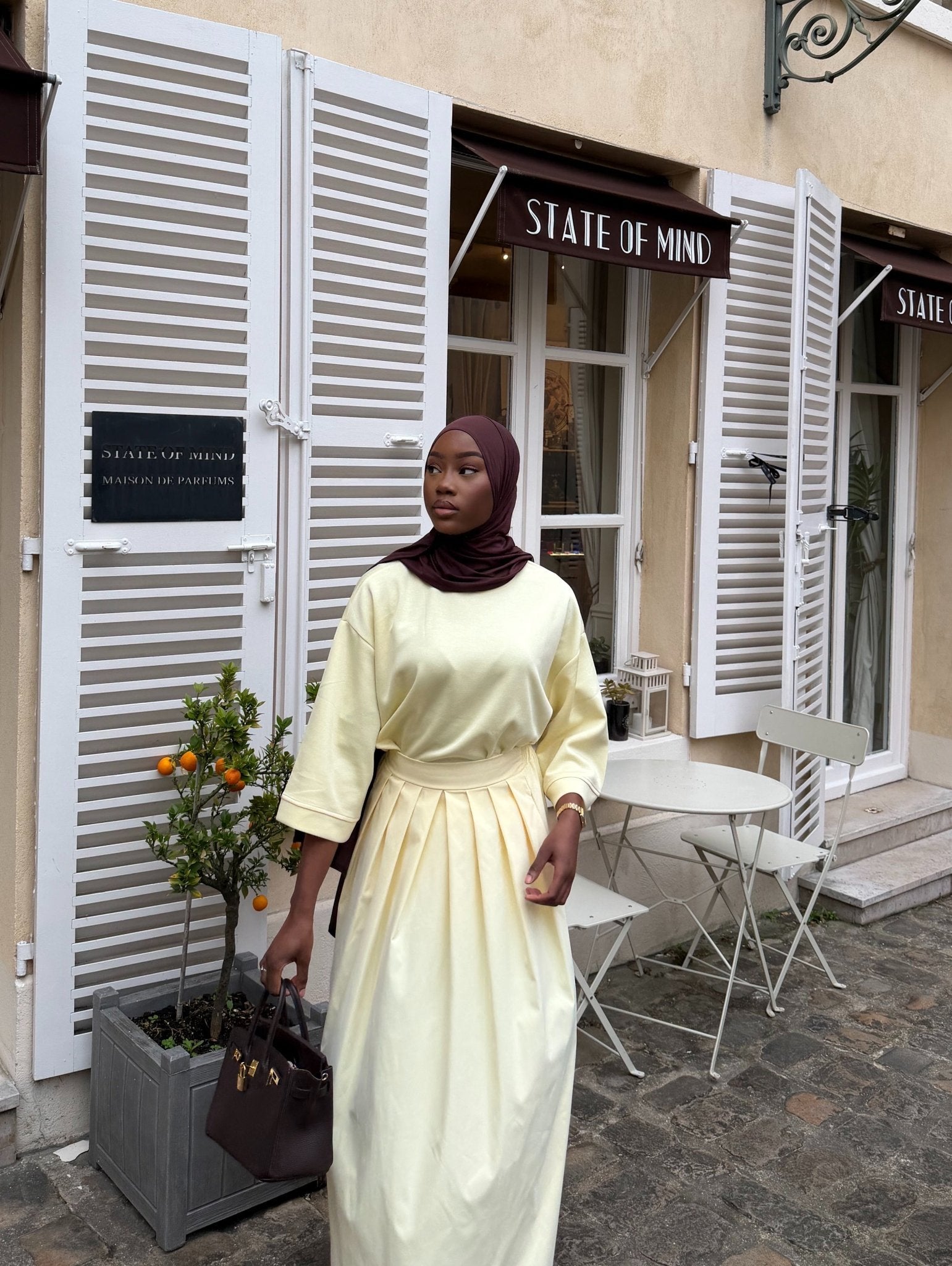 Jupe Louna Jaune - TAHIRA
