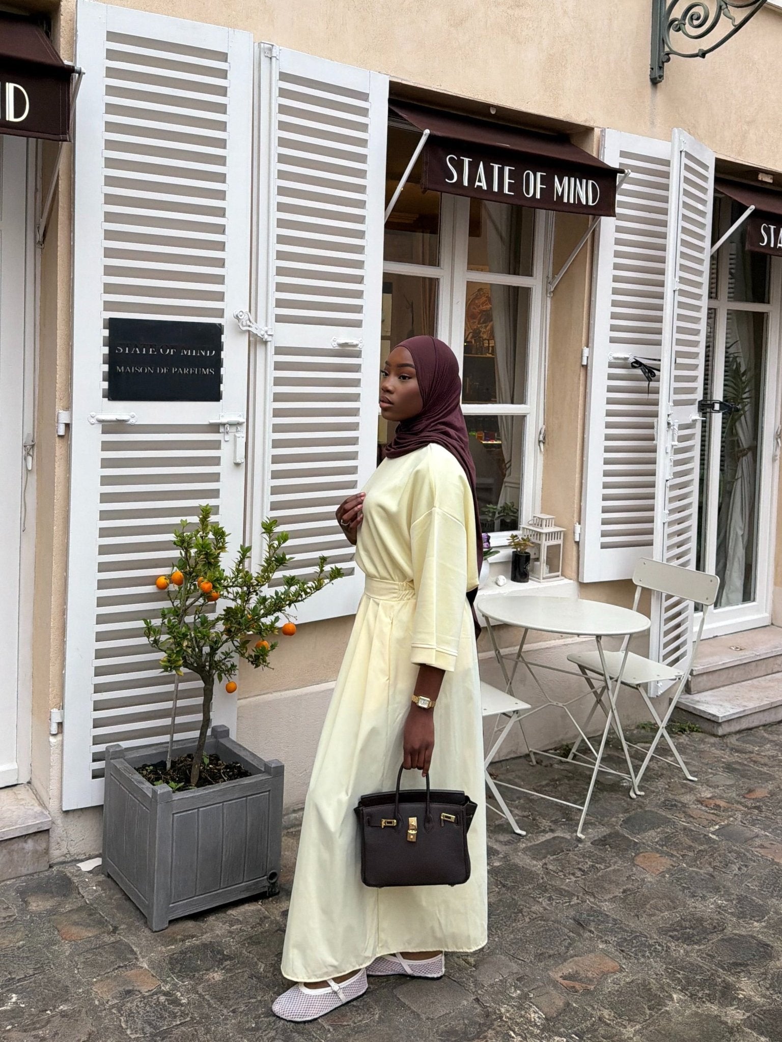 Jupe Louna Jaune - TAHIRA