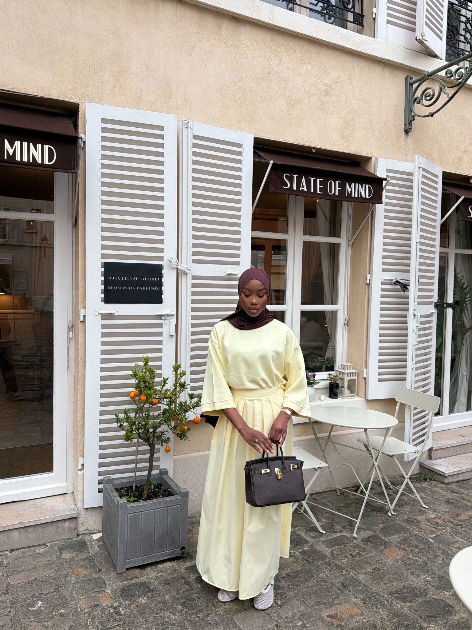 Jupe Louna Jaune - TAHIRA