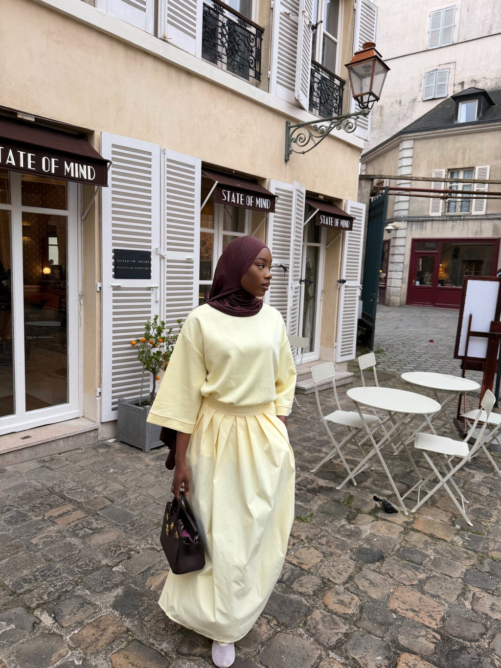 Jupe Louna Jaune - TAHIRA