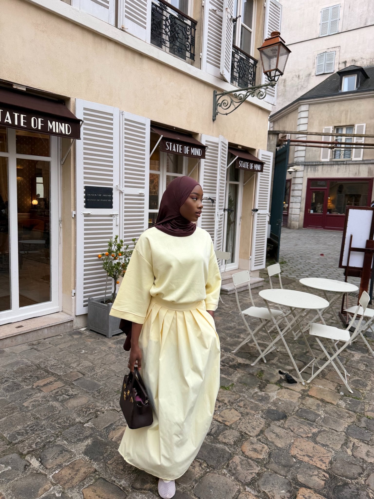 Jupe Louna Jaune - TAHIRA
