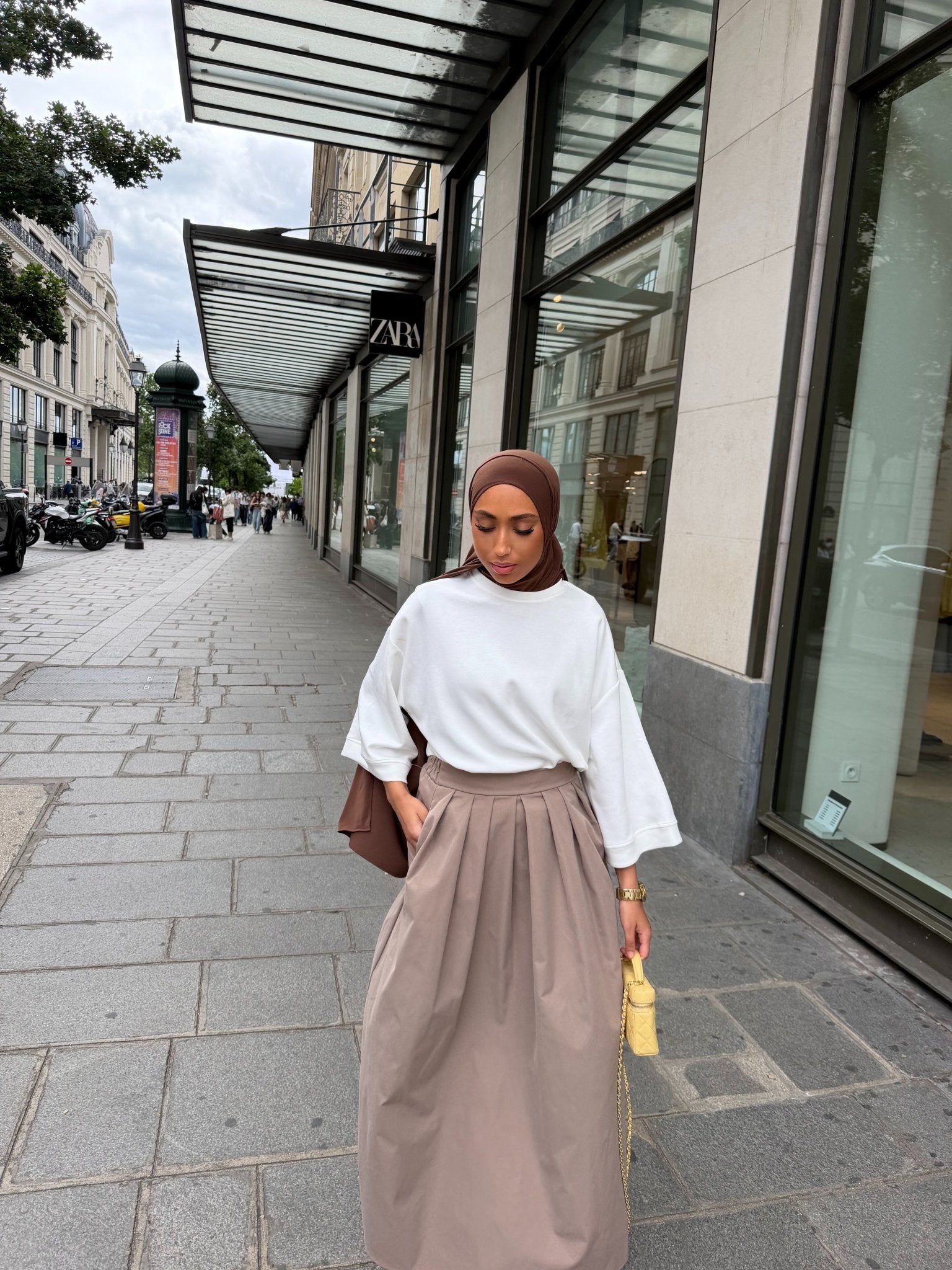 Jupe Louna Sable - TAHIRA