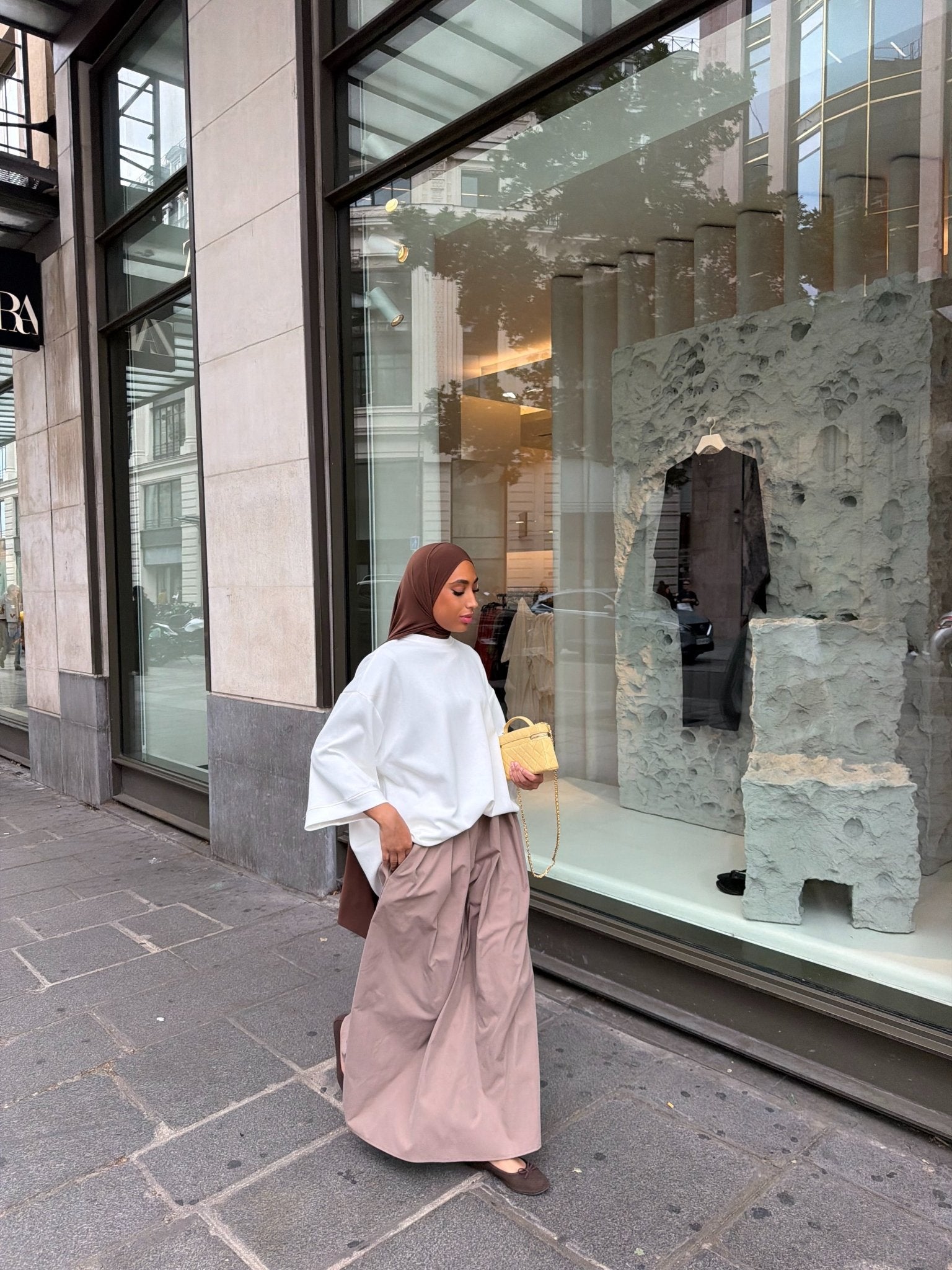 Jupe Louna Sable - TAHIRA