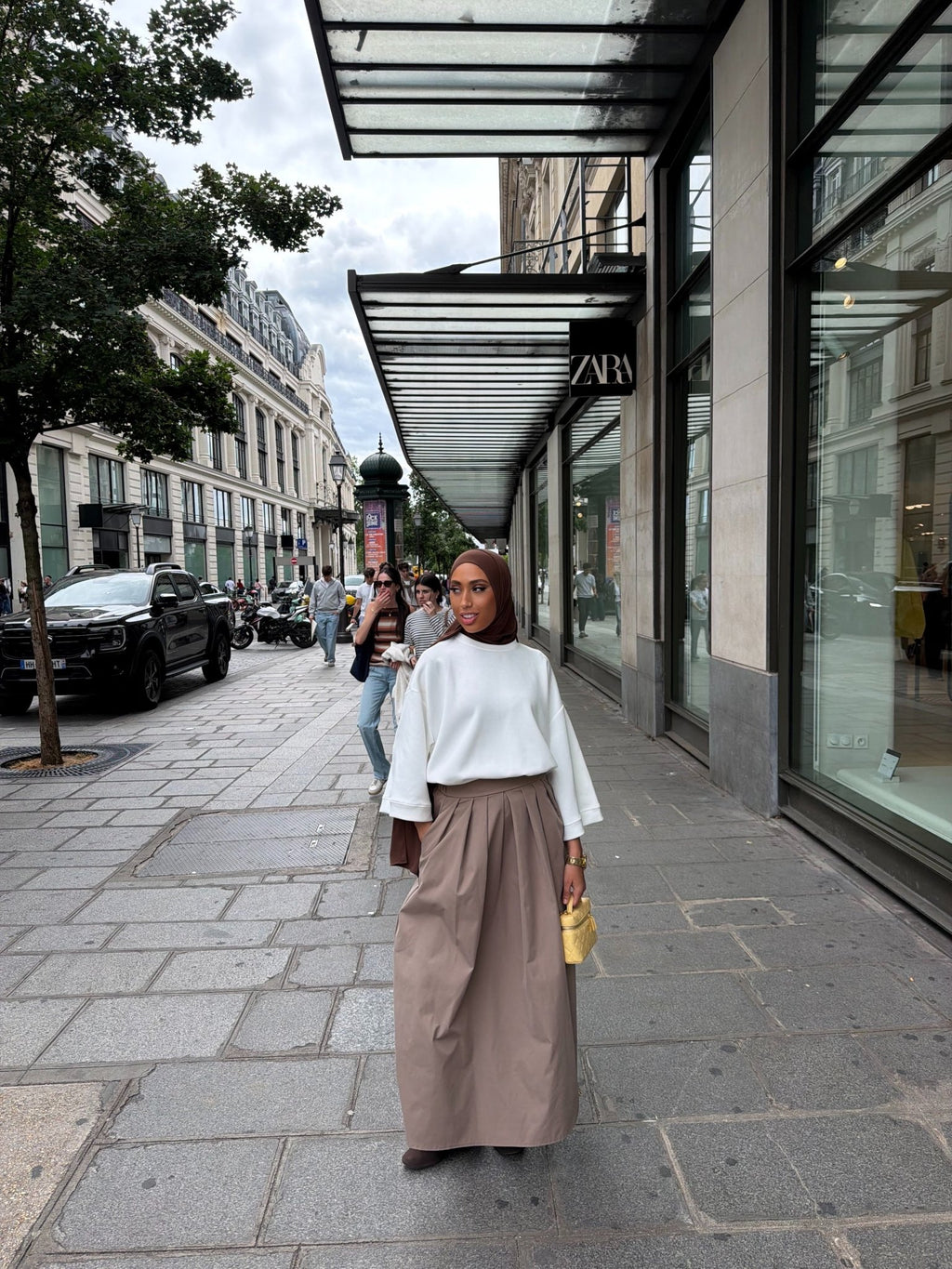 Jupe Louna Sable - TAHIRA