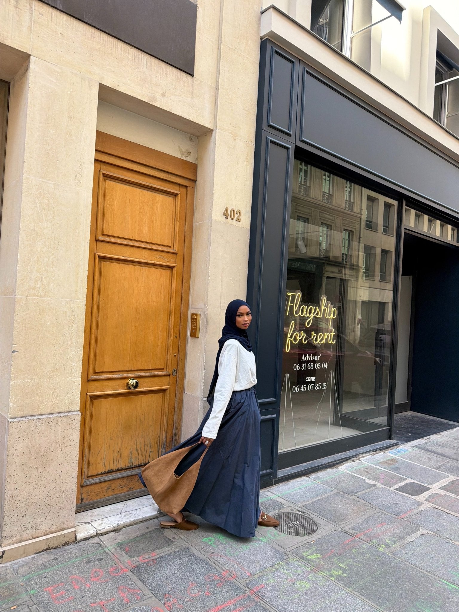 Jupe Monica Bleu Nuit - TAHIRA