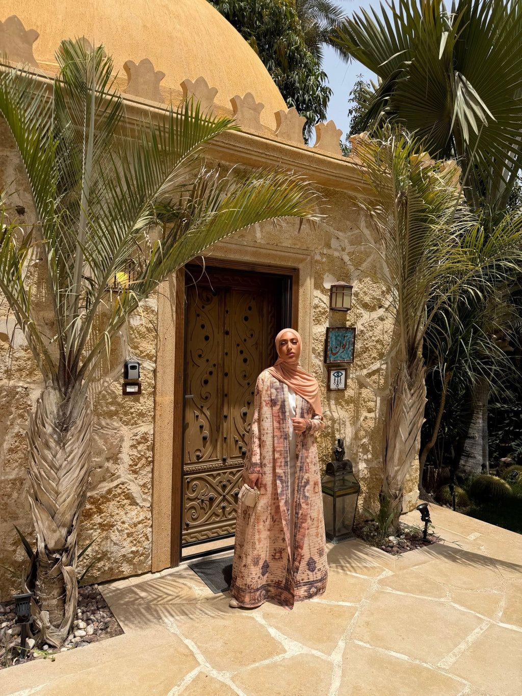 Kimono Alhambra Beige Tapisserie - TAHIRA