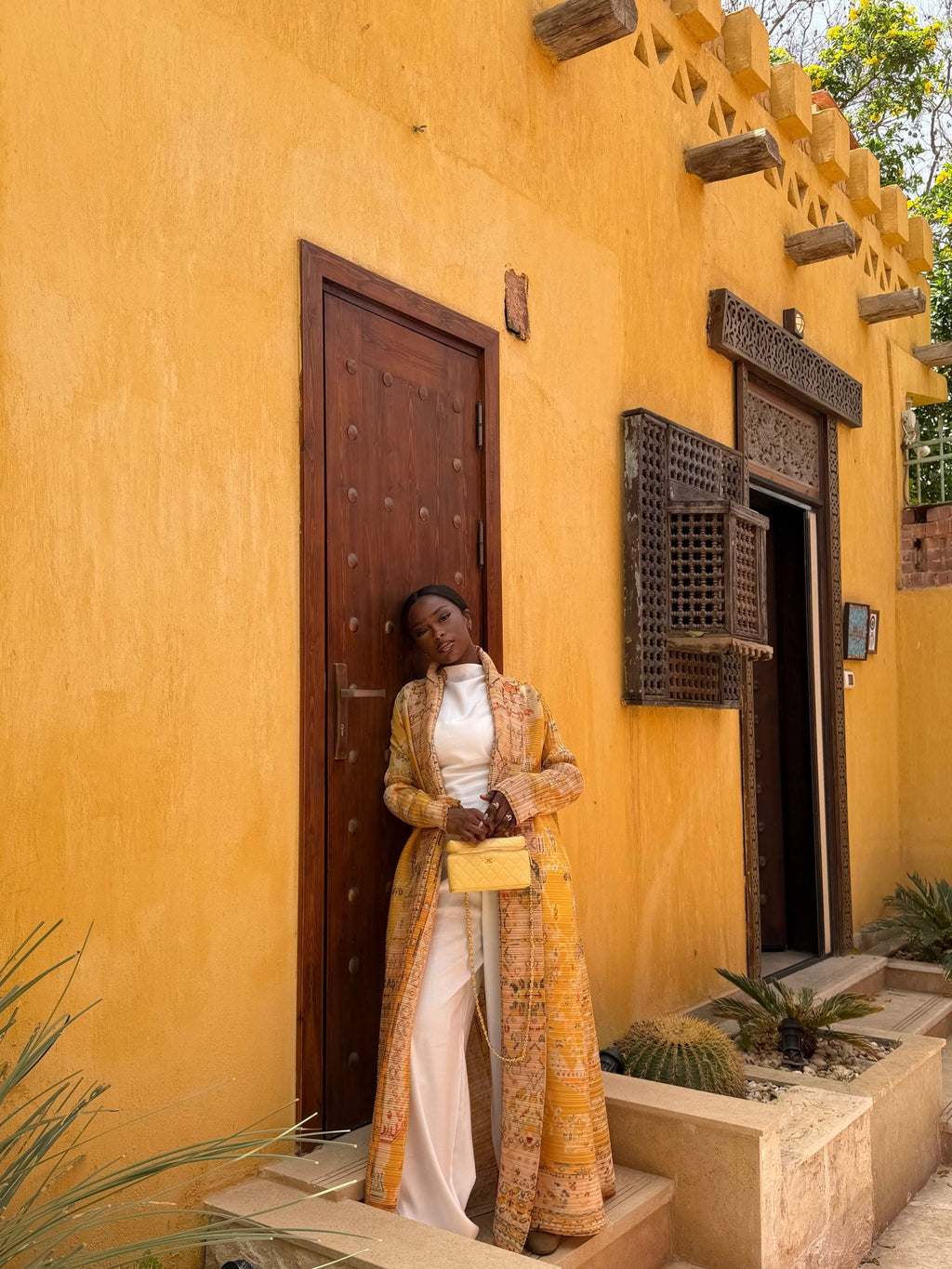 Kimono Alhambra Jaune Doré - TAHIRA