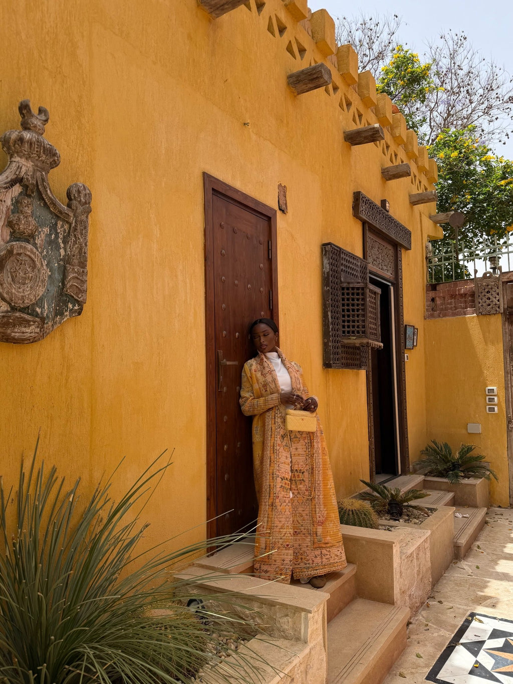 Kimono Alhambra Jaune Doré - TAHIRA