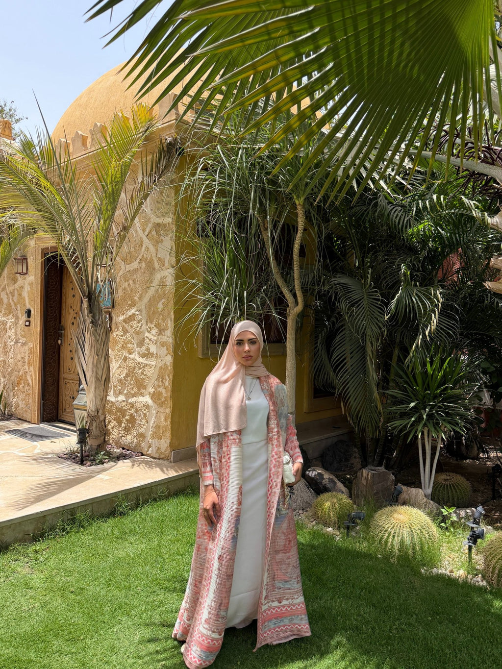 Kimono Alhambra Poudré - TAHIRA