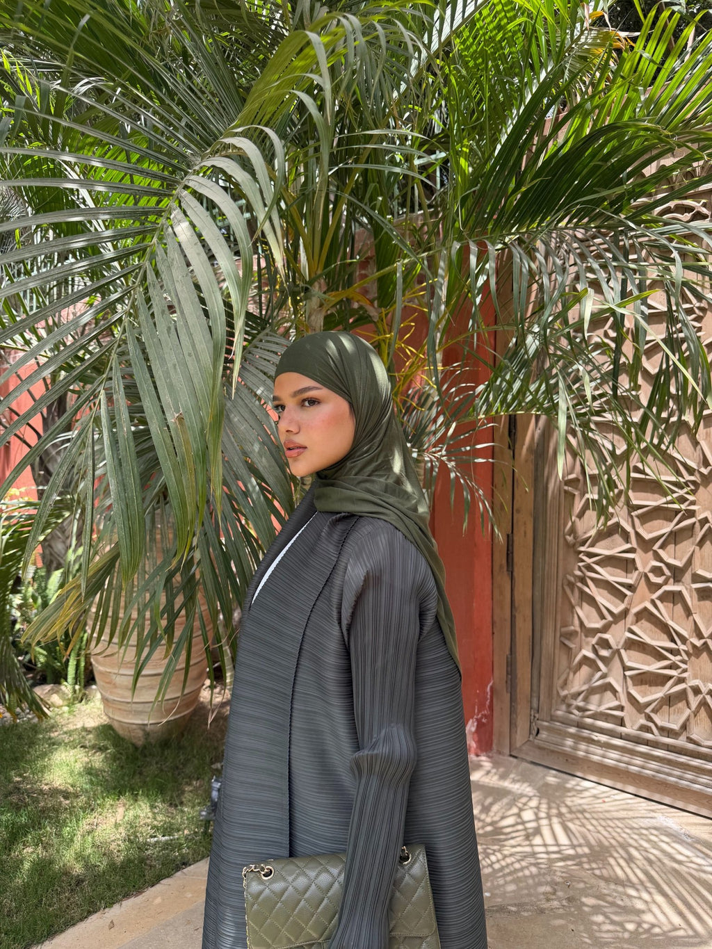 Kimono Alhambra Vert Kaki - TAHIRA
