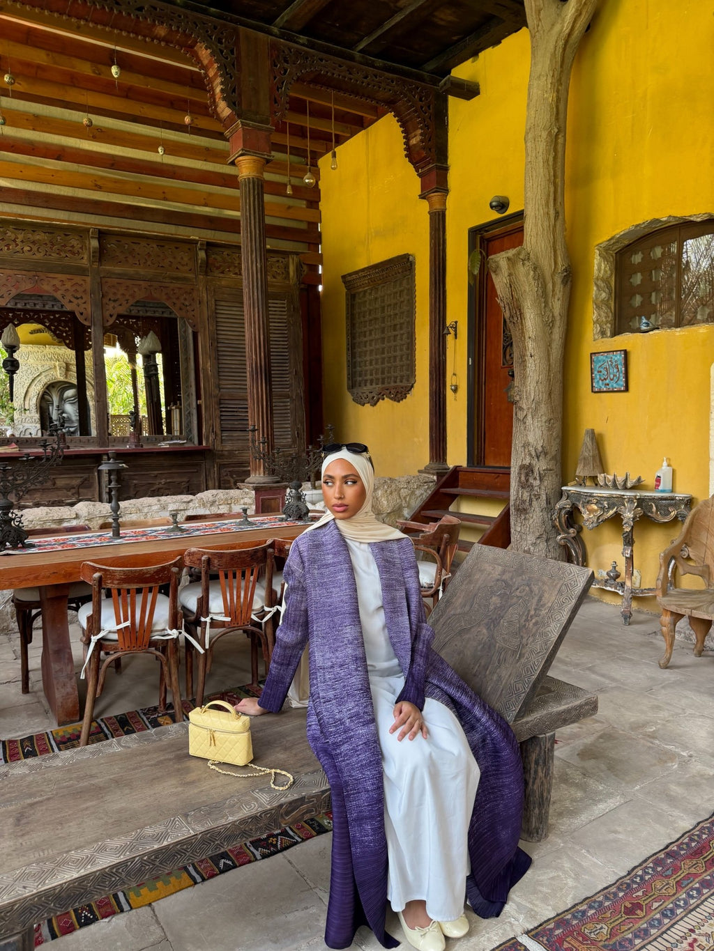 Kimono Alhambra Violet Ombré - TAHIRA