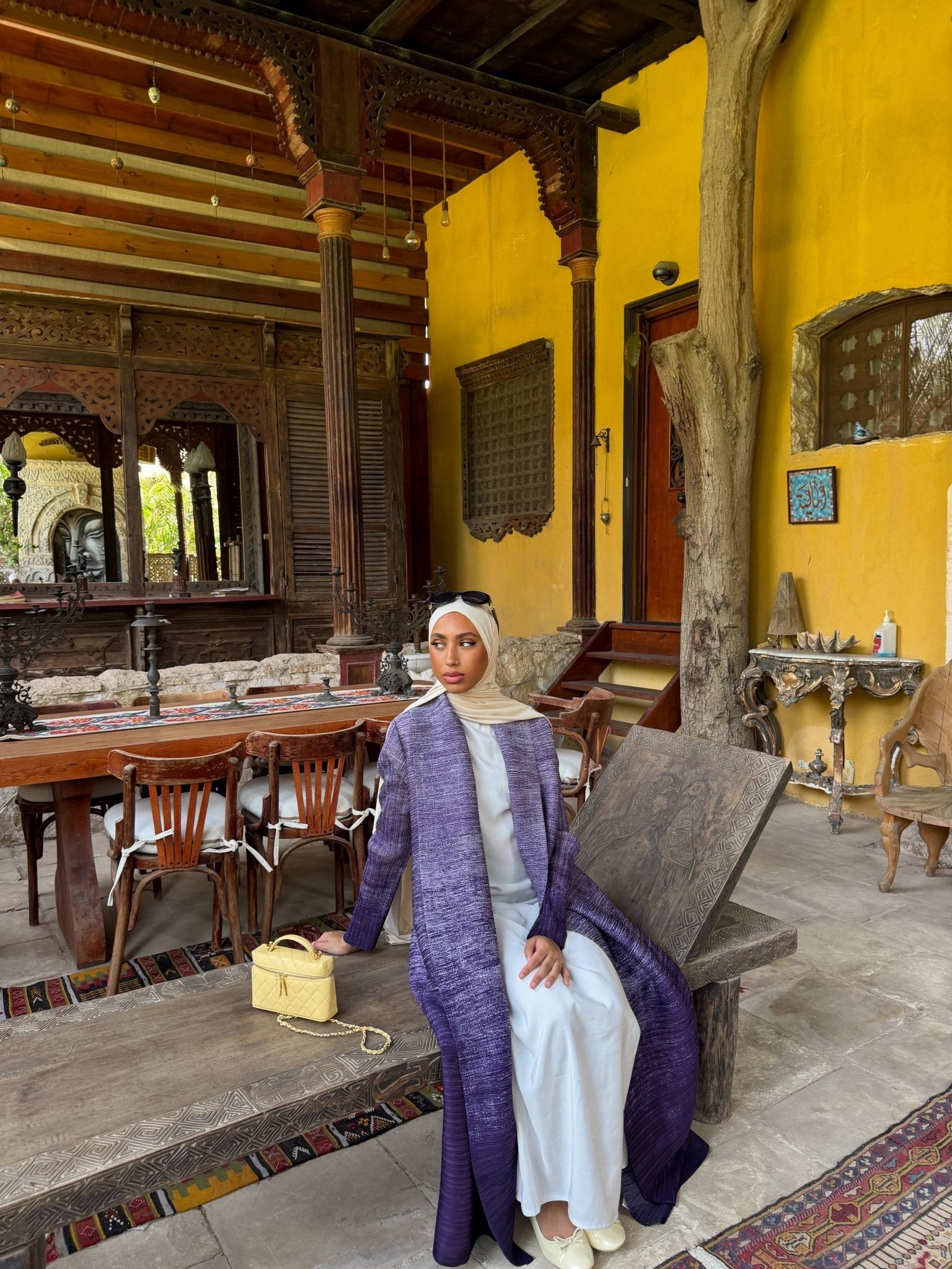 Kimono Alhambra Violet Ombré - TAHIRA