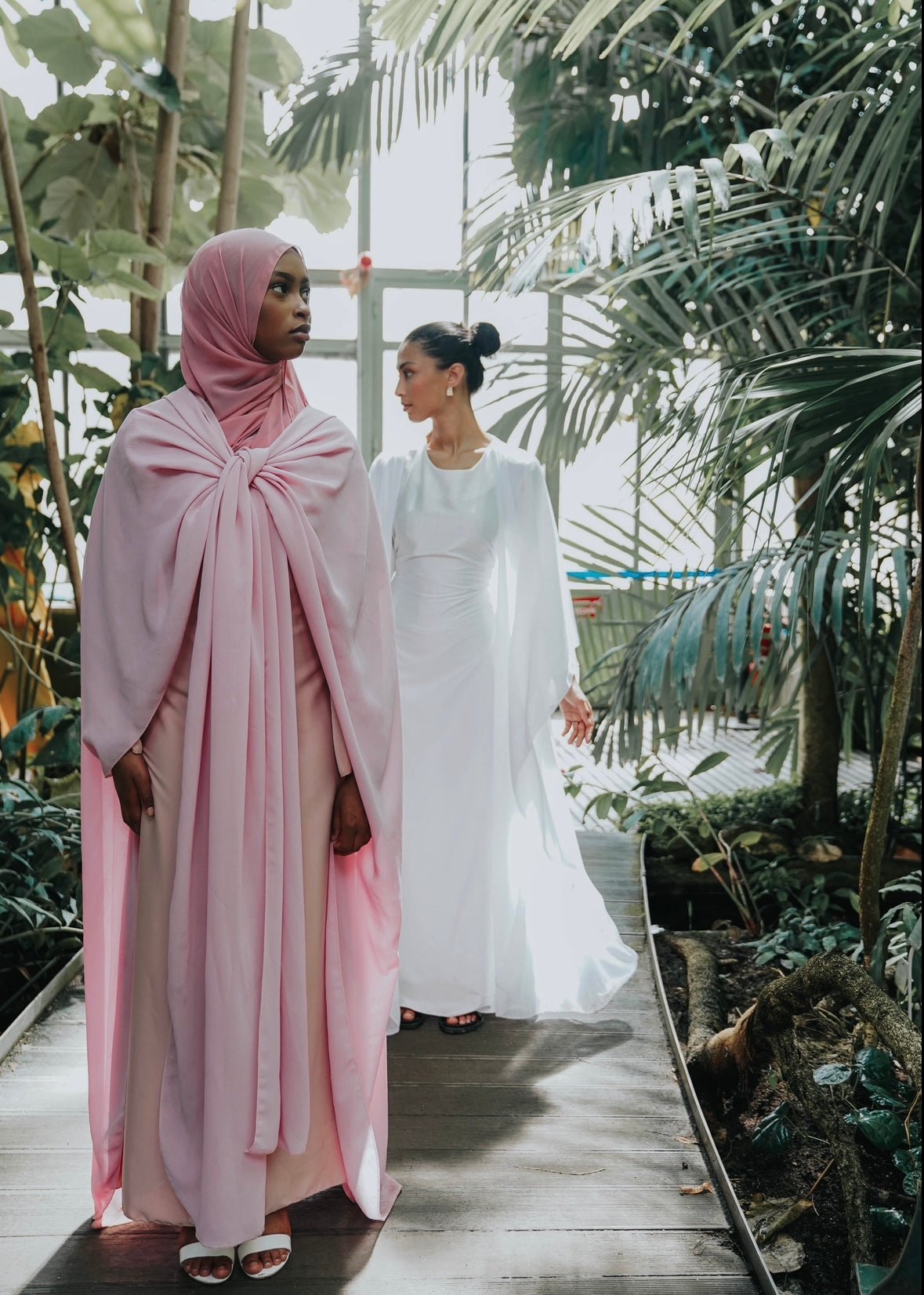 Kimono en Crêpe Phillipine Rose - TAHIRA