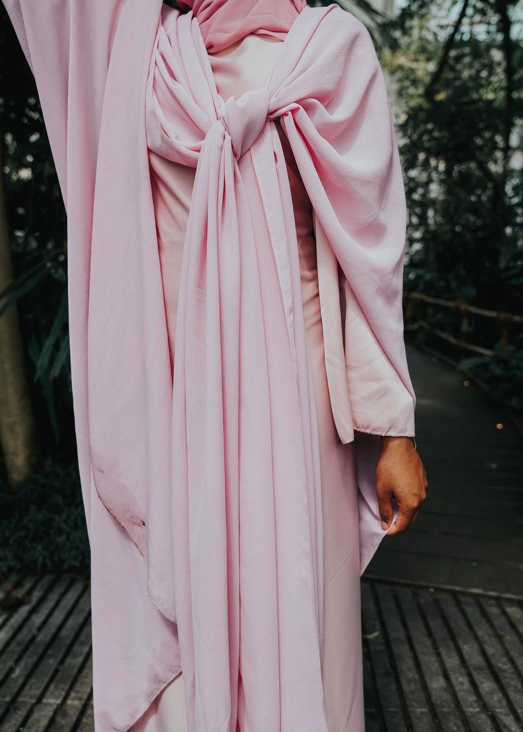 Kimono en Crêpe Phillipine Rose - TAHIRA