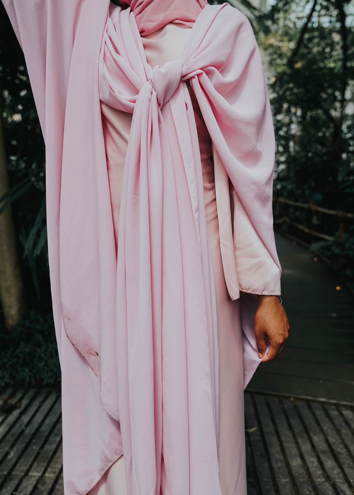 Kimono en Crêpe Phillipine Rose - TAHIRA