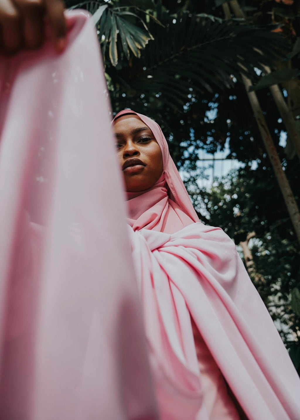 Kimono en Crêpe Phillipine Rose - TAHIRA
