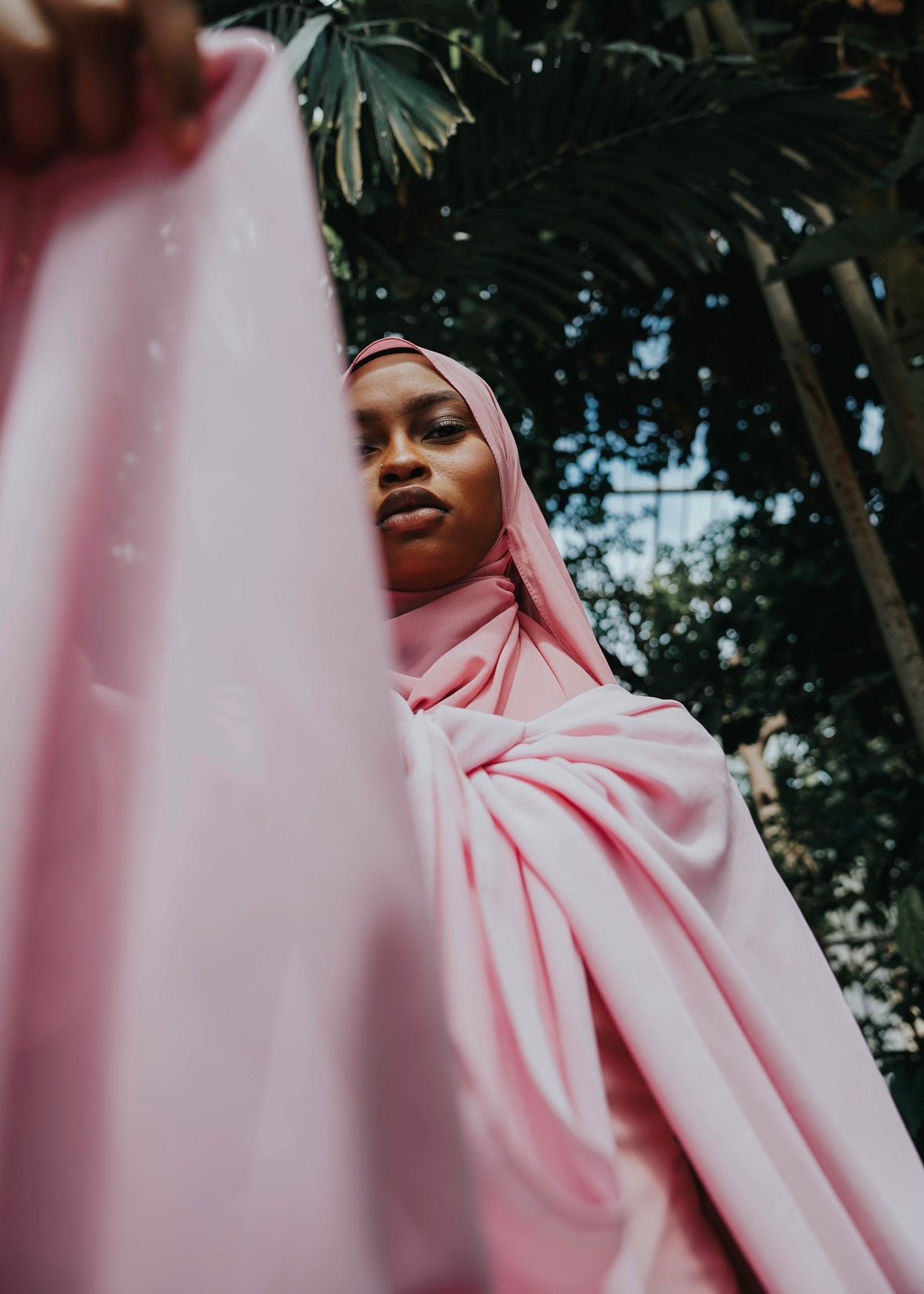 Kimono en Crêpe Phillipine Rose - TAHIRA
