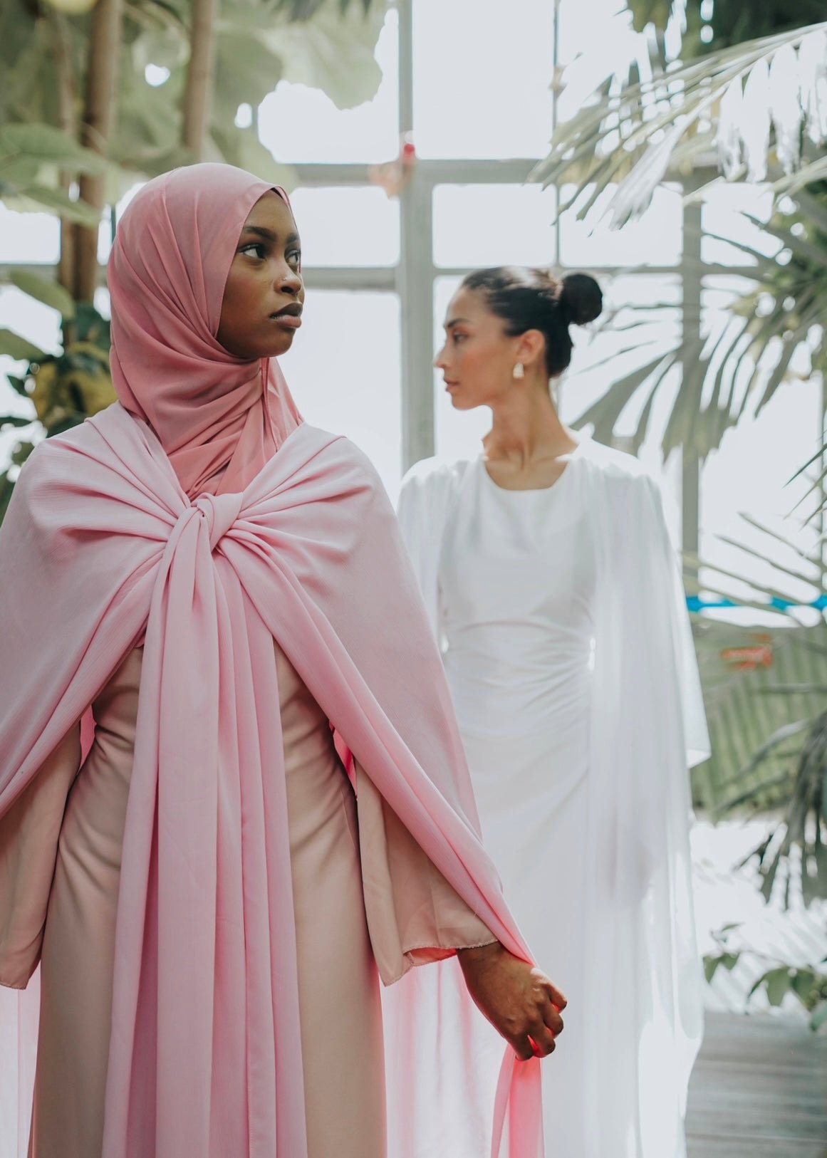 Kimono en Crêpe Phillipine Rose - TAHIRA