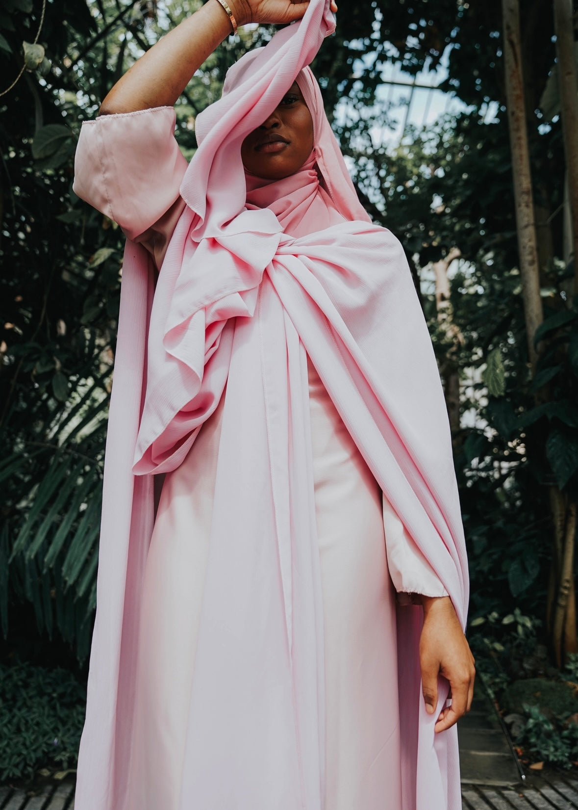 Kimono en Crêpe Phillipine Rose - TAHIRA