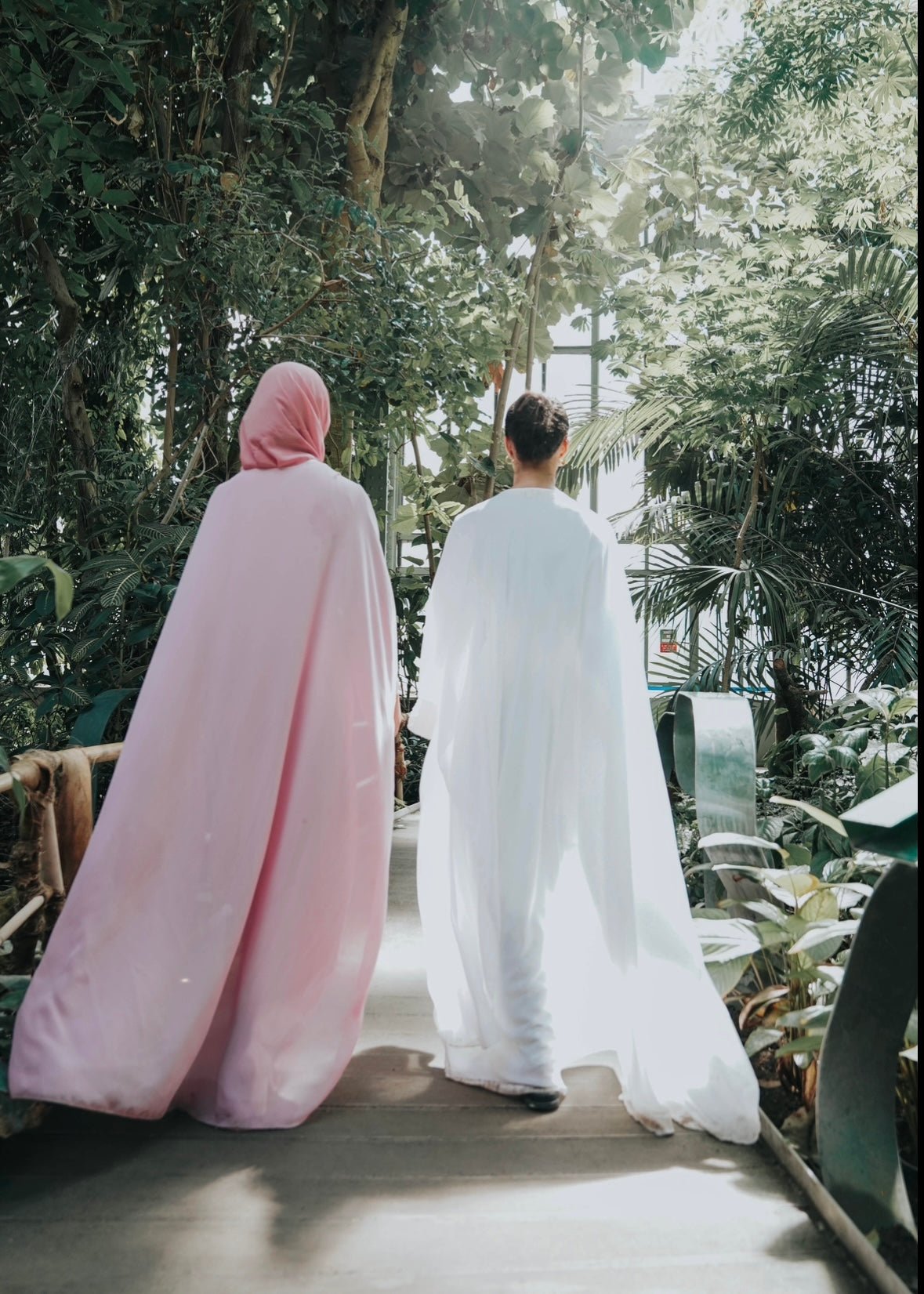 Kimono en Crêpe Phillipine Rose - TAHIRA