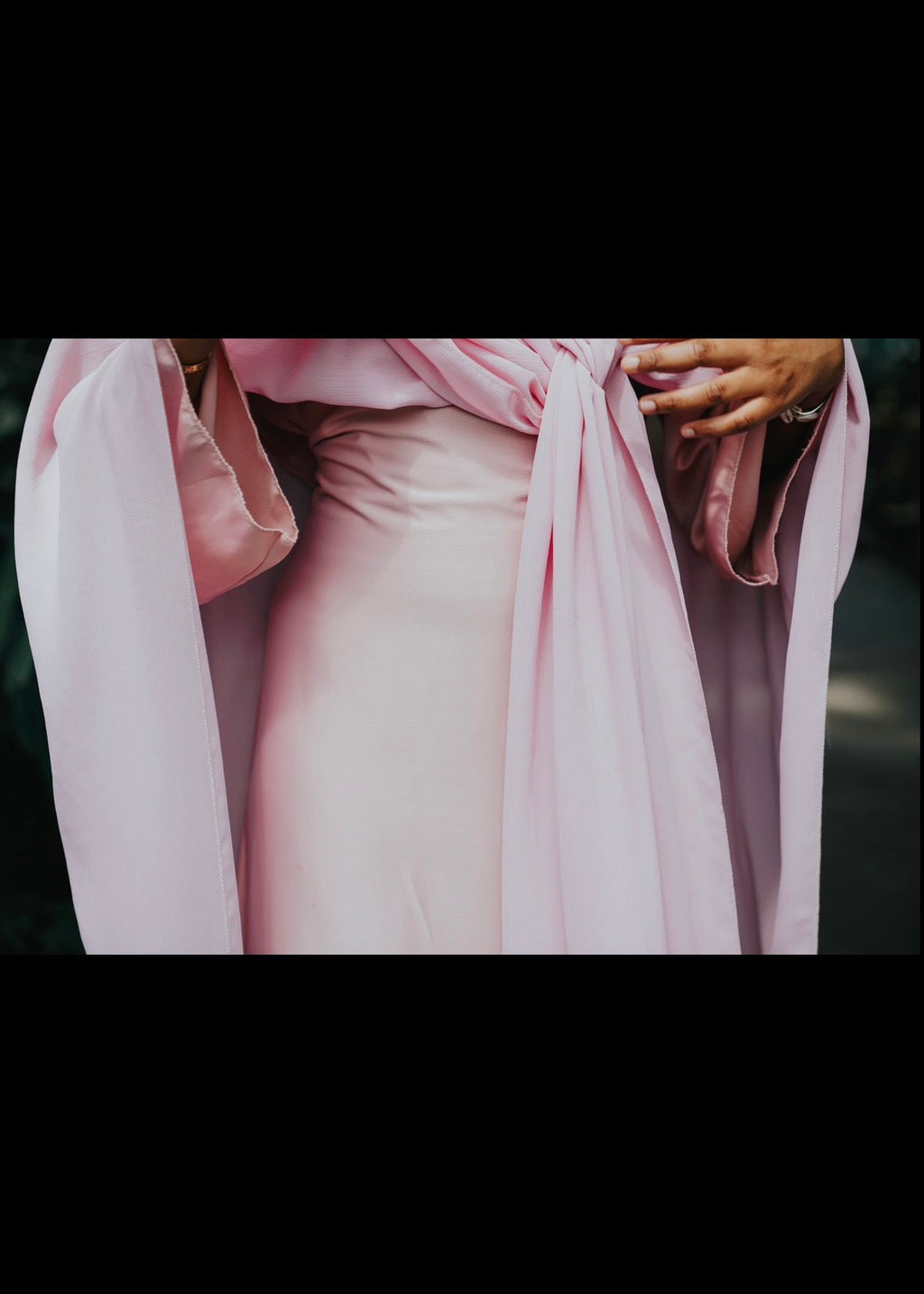 Kimono en Crêpe Phillipine Rose - TAHIRA