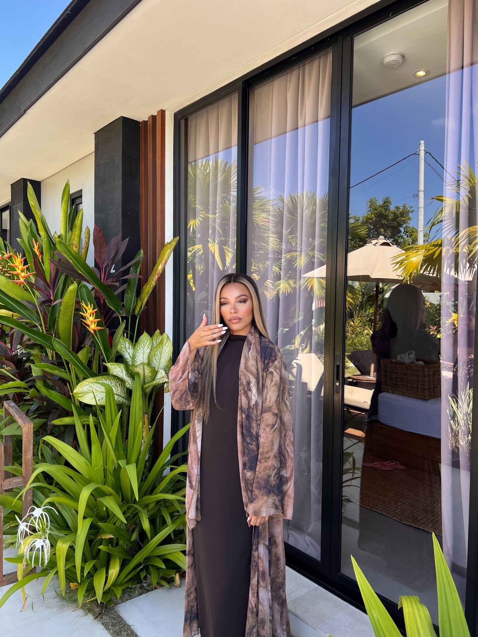 Kimono Noor - Marron - TAHIRA