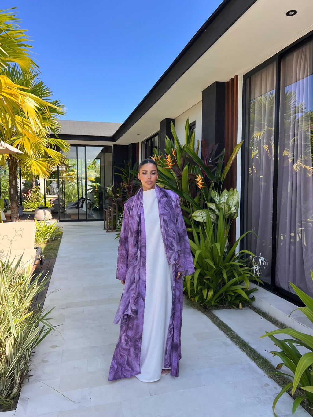 Kimono Noor - Violet - TAHIRA