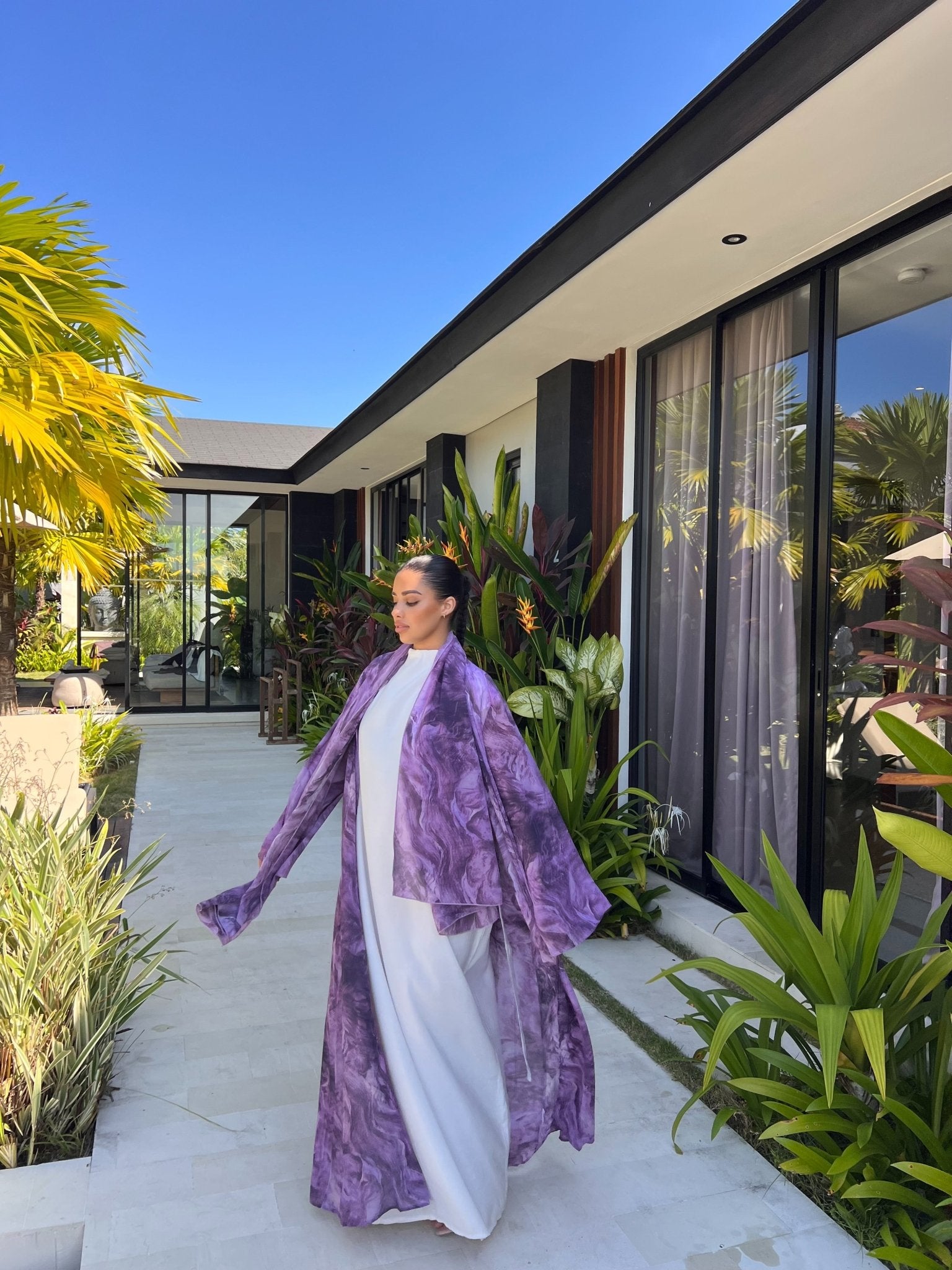 Kimono Noor - Violet - TAHIRA