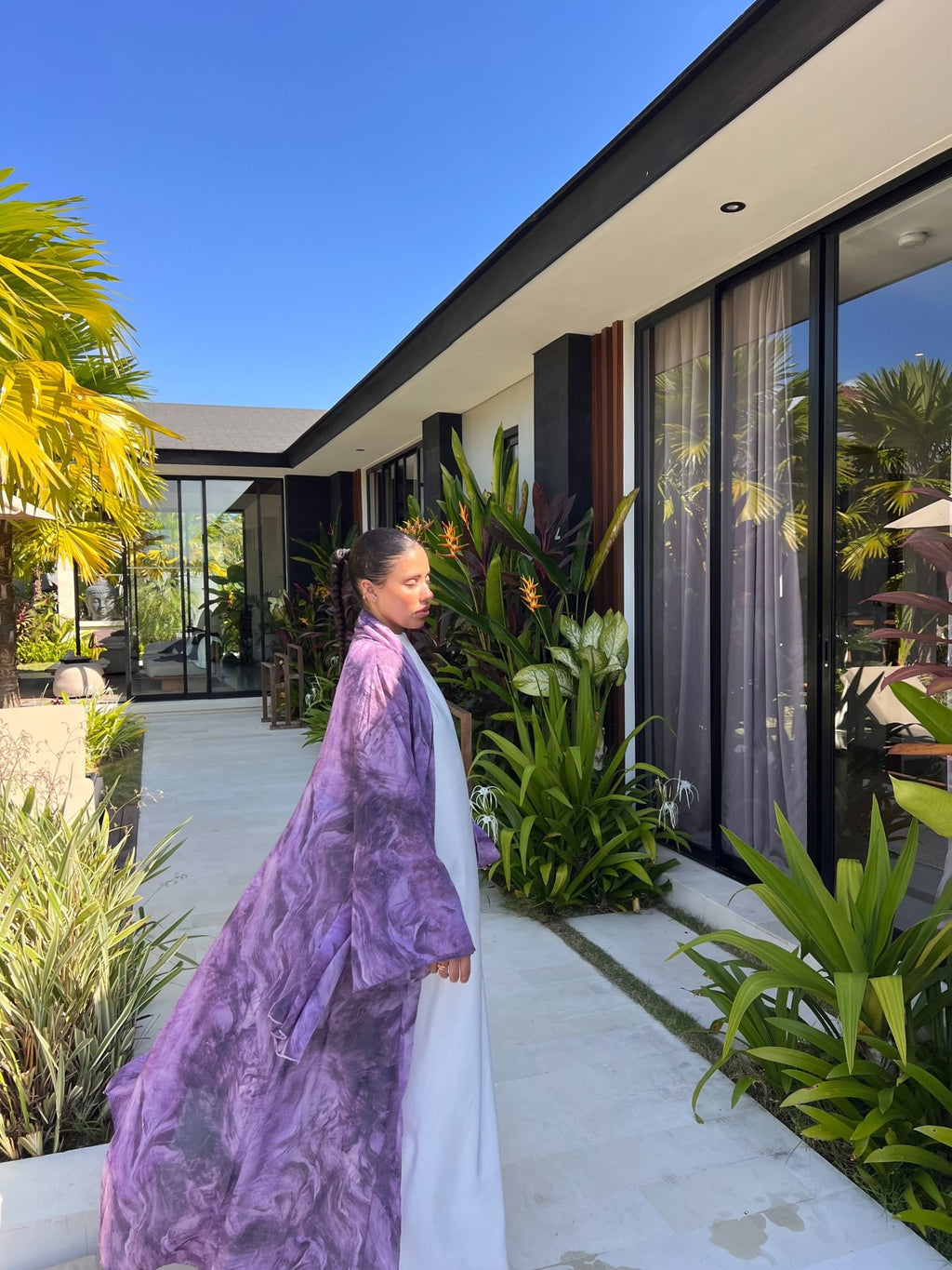 Kimono Noor - Violet - TAHIRA