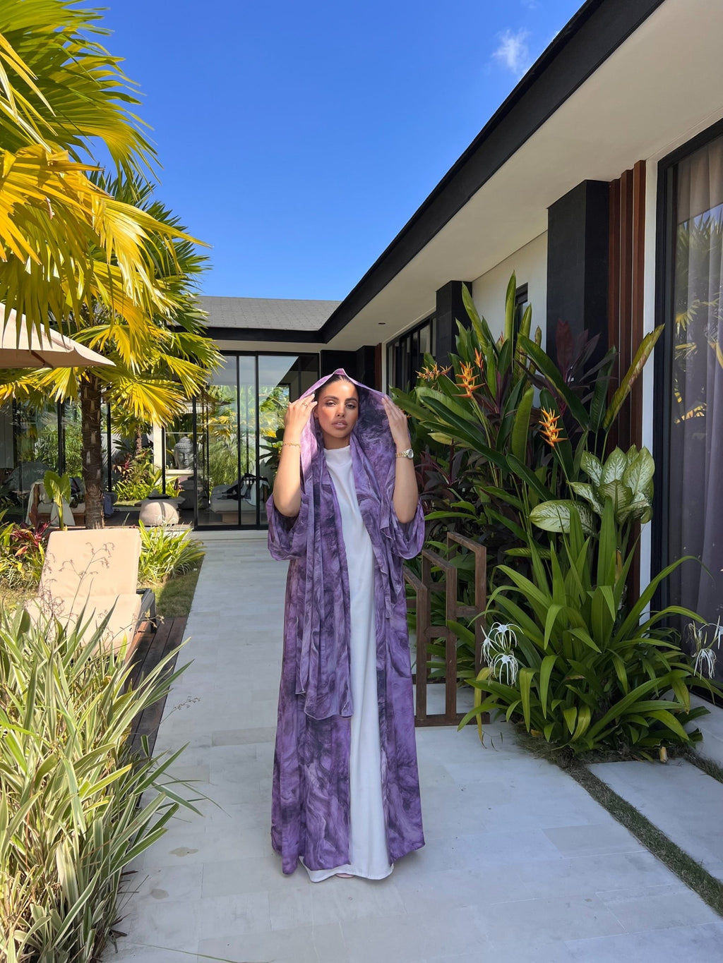 Kimono Noor - Violet - TAHIRA