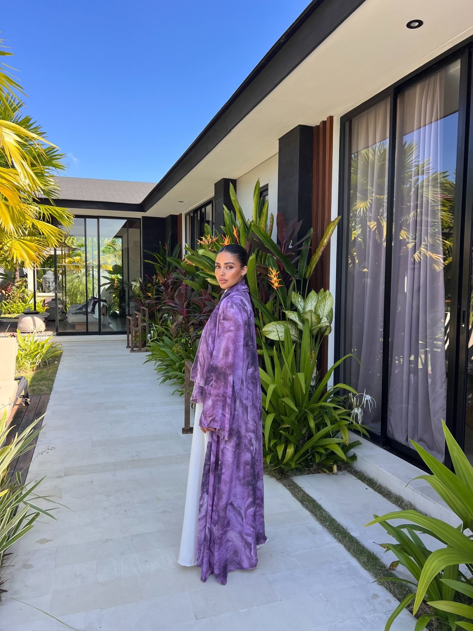 Kimono Noor - Violet - TAHIRA