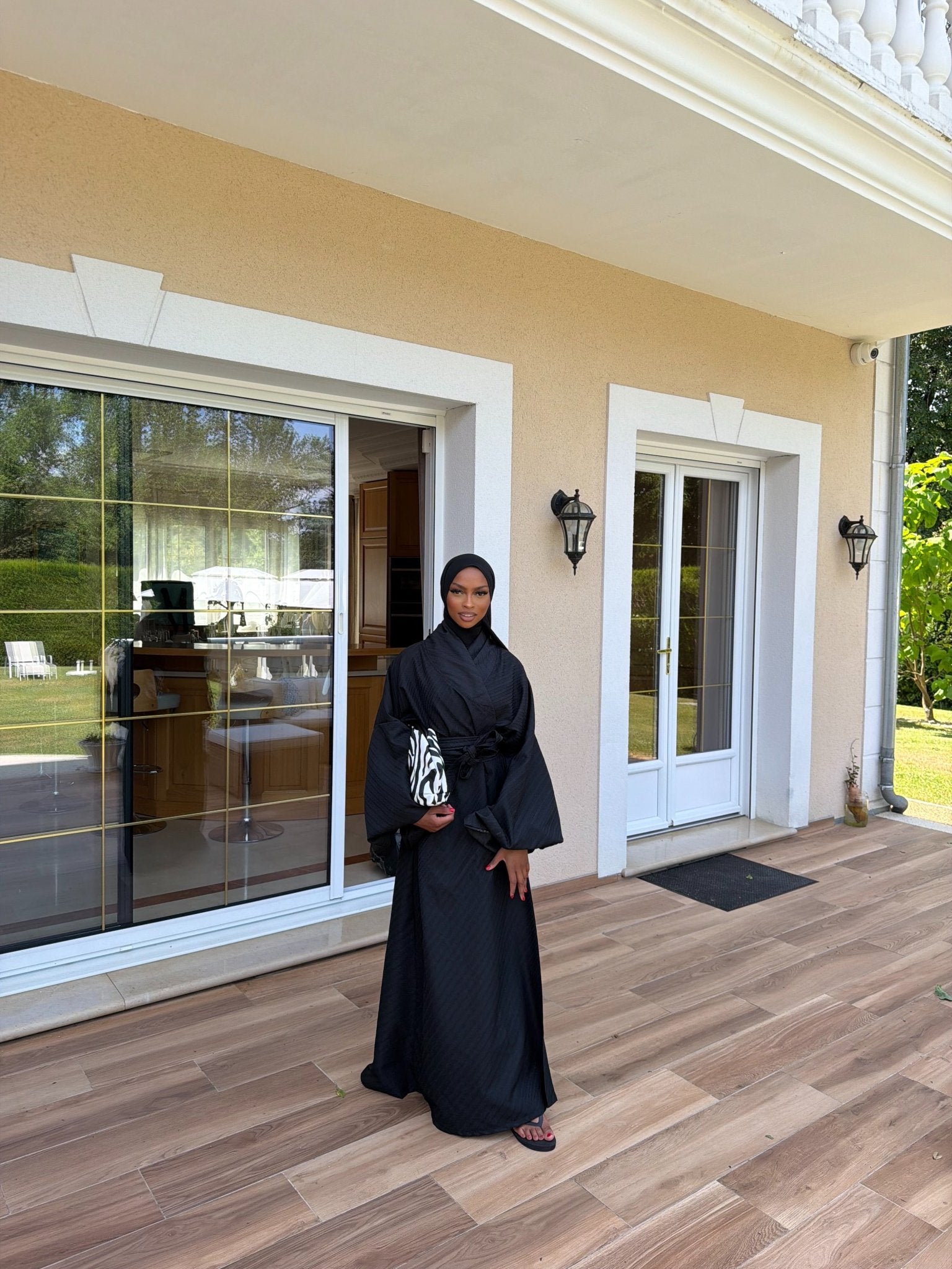 Kimono Sofia Prestige Noir - TAHIRA