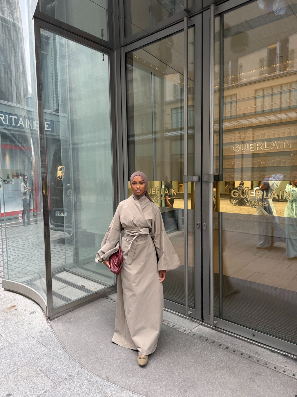 Kimono Sofia Taupe - TAHIRA