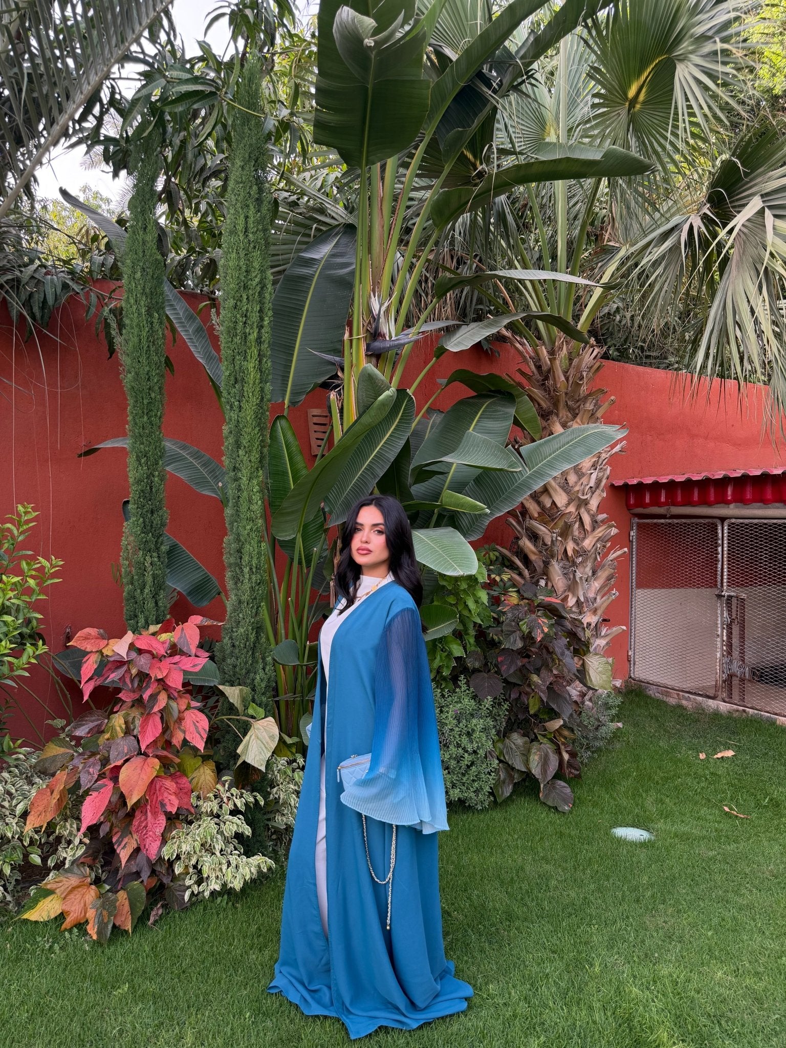 Kimono Yasmine Bleu roi - TAHIRA