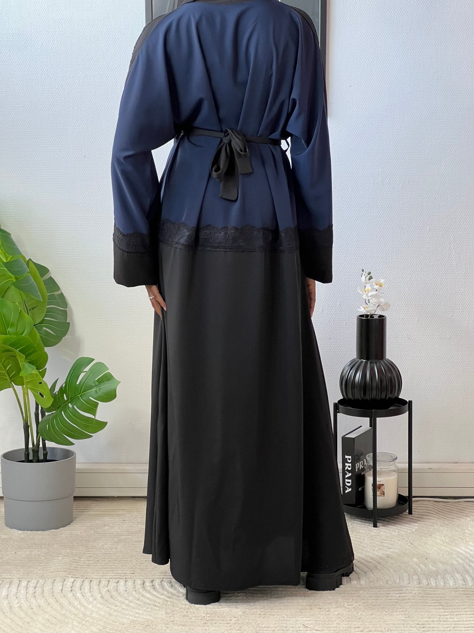 Kimono Zahira Bleu Marine - TAHIRA