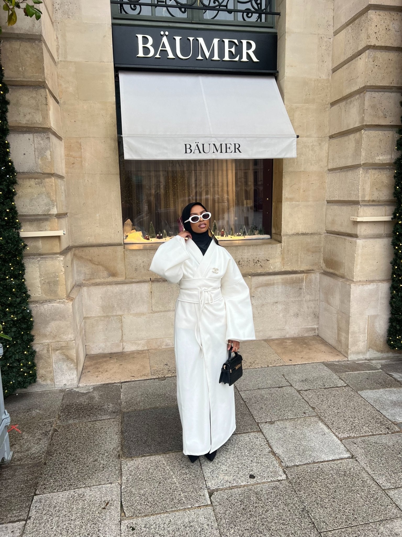 Manteau Aïko Blanc - TAHIRA