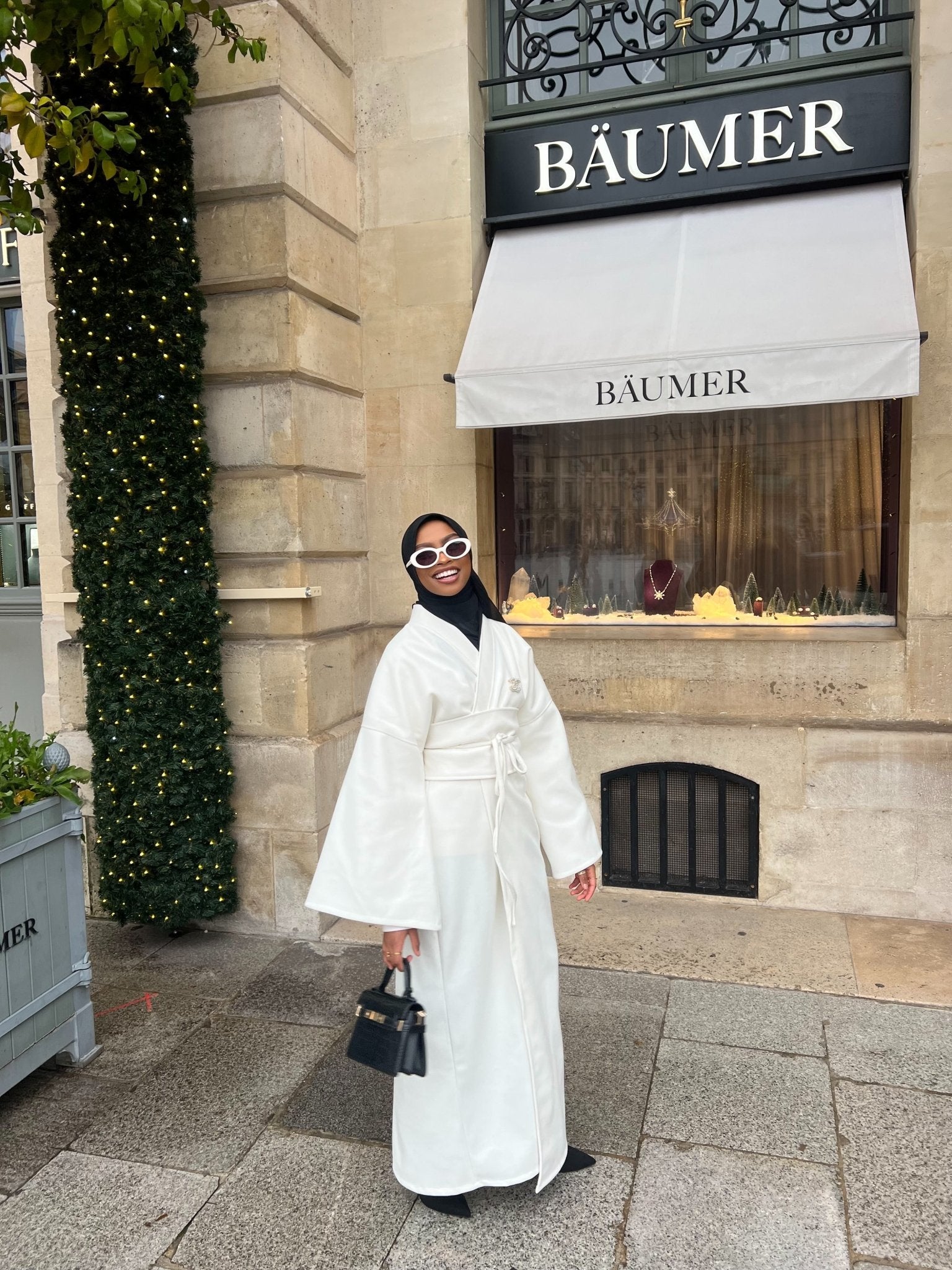Manteau Aïko Blanc - TAHIRA