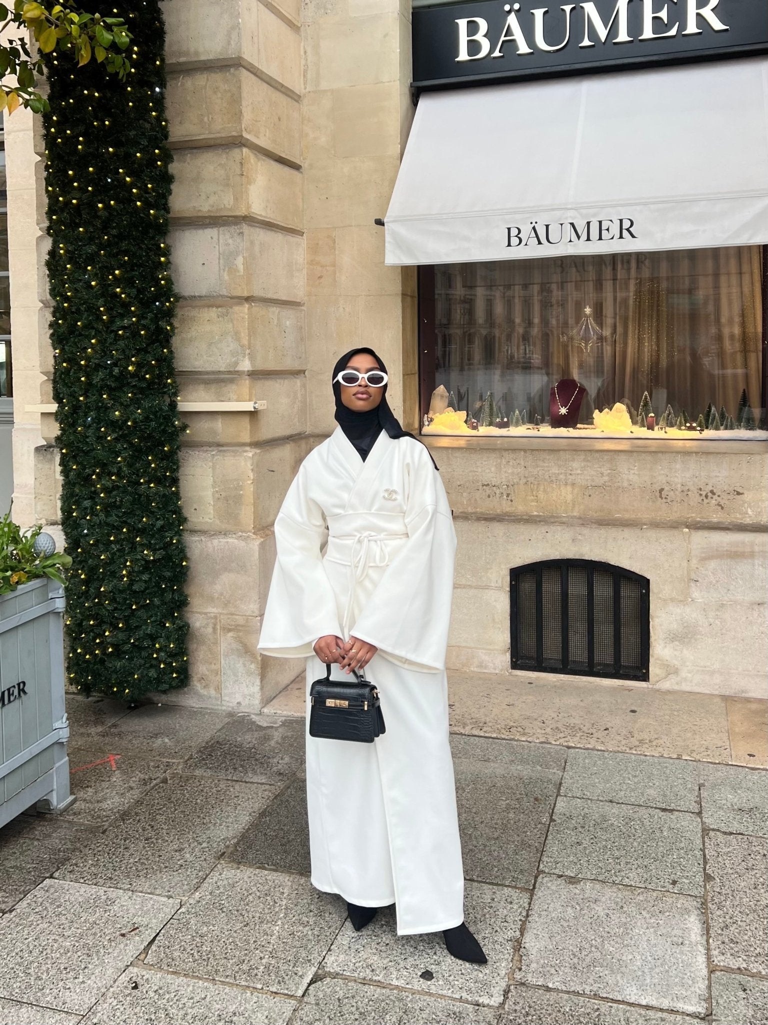 Manteau Aïko Blanc - TAHIRA