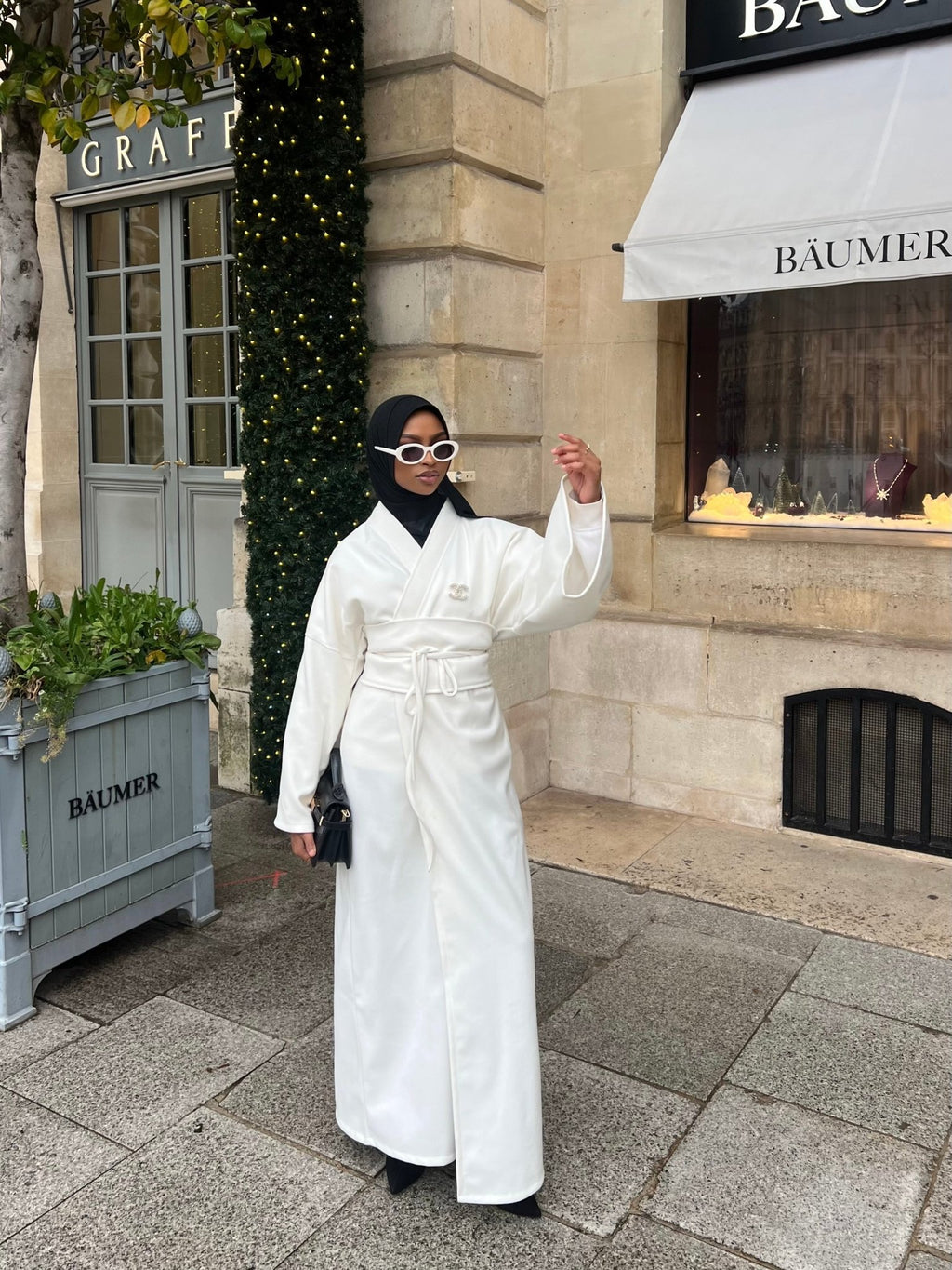 Manteau Aïko Blanc - TAHIRA
