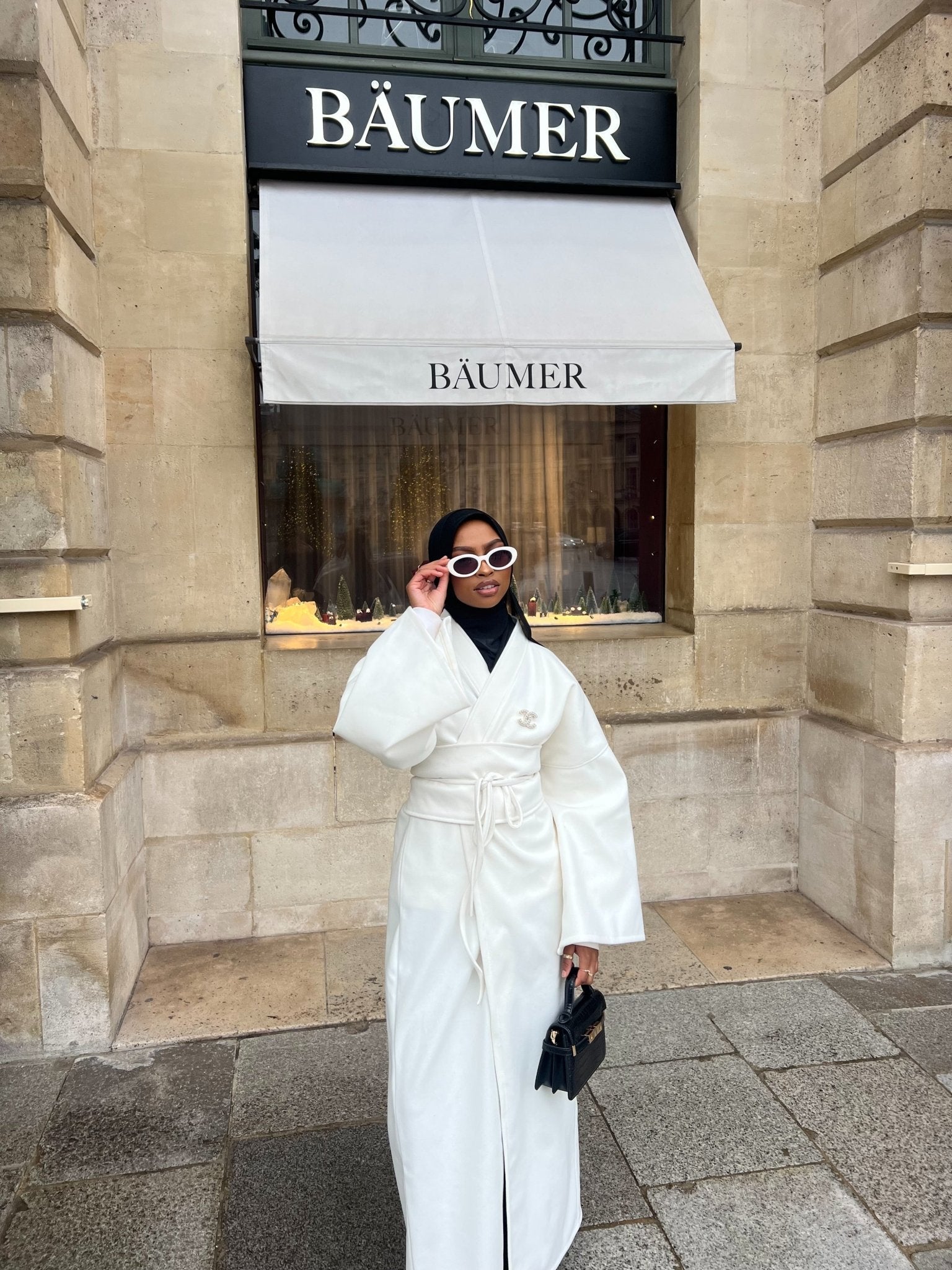 Manteau Aïko Blanc - TAHIRA