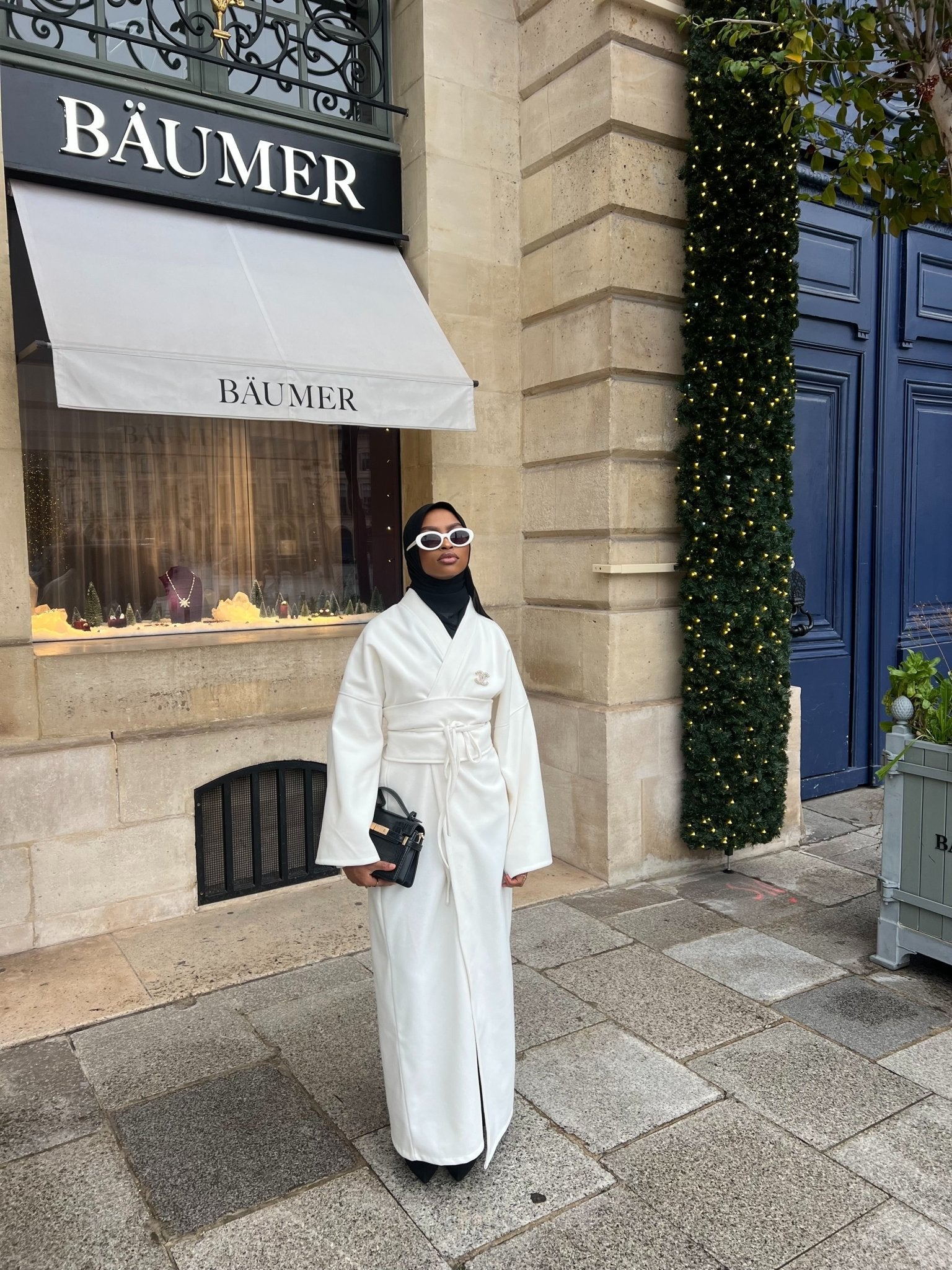 Manteau Aïko Blanc - TAHIRA
