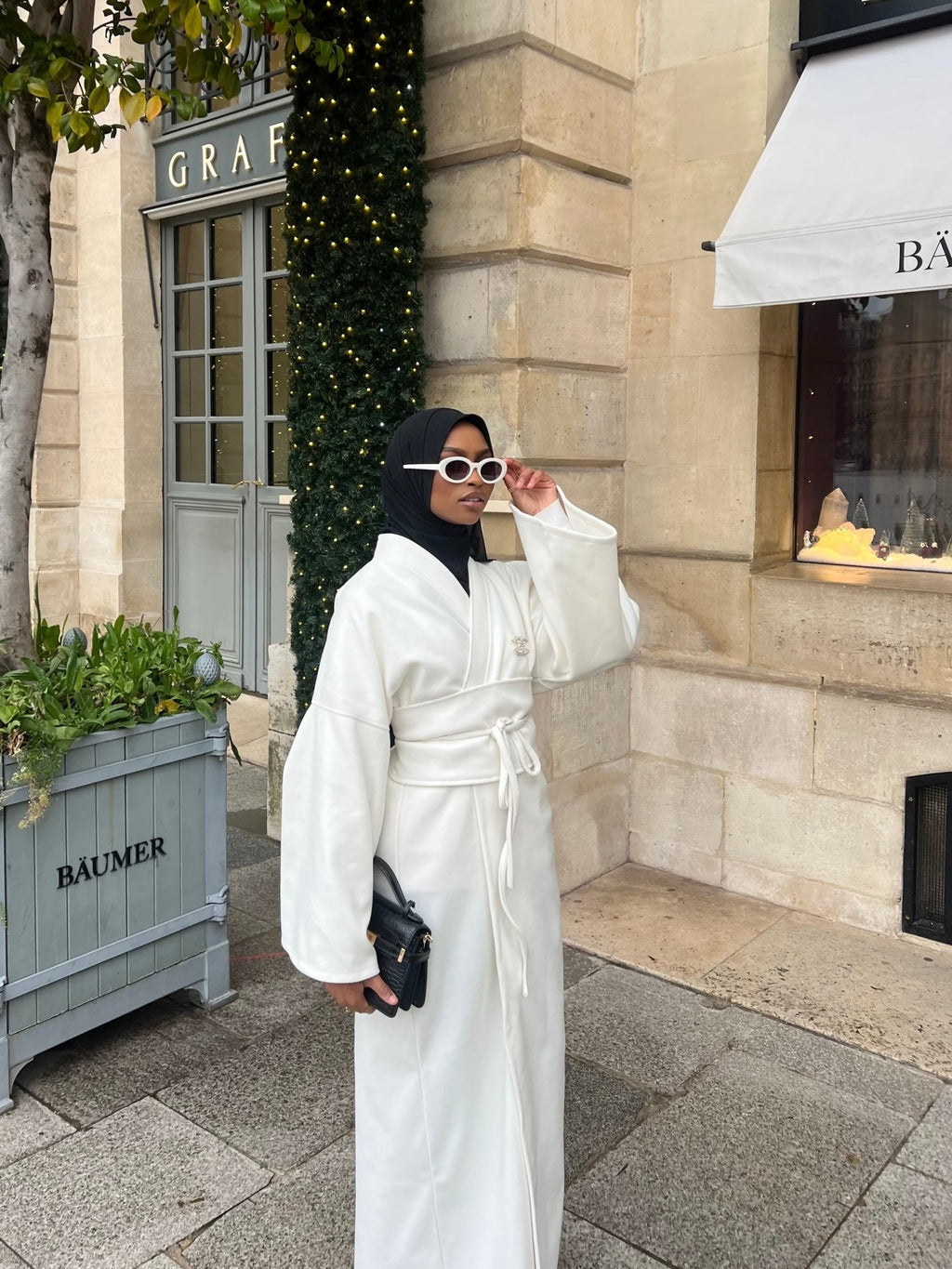 Manteau Aïko Blanc - TAHIRA