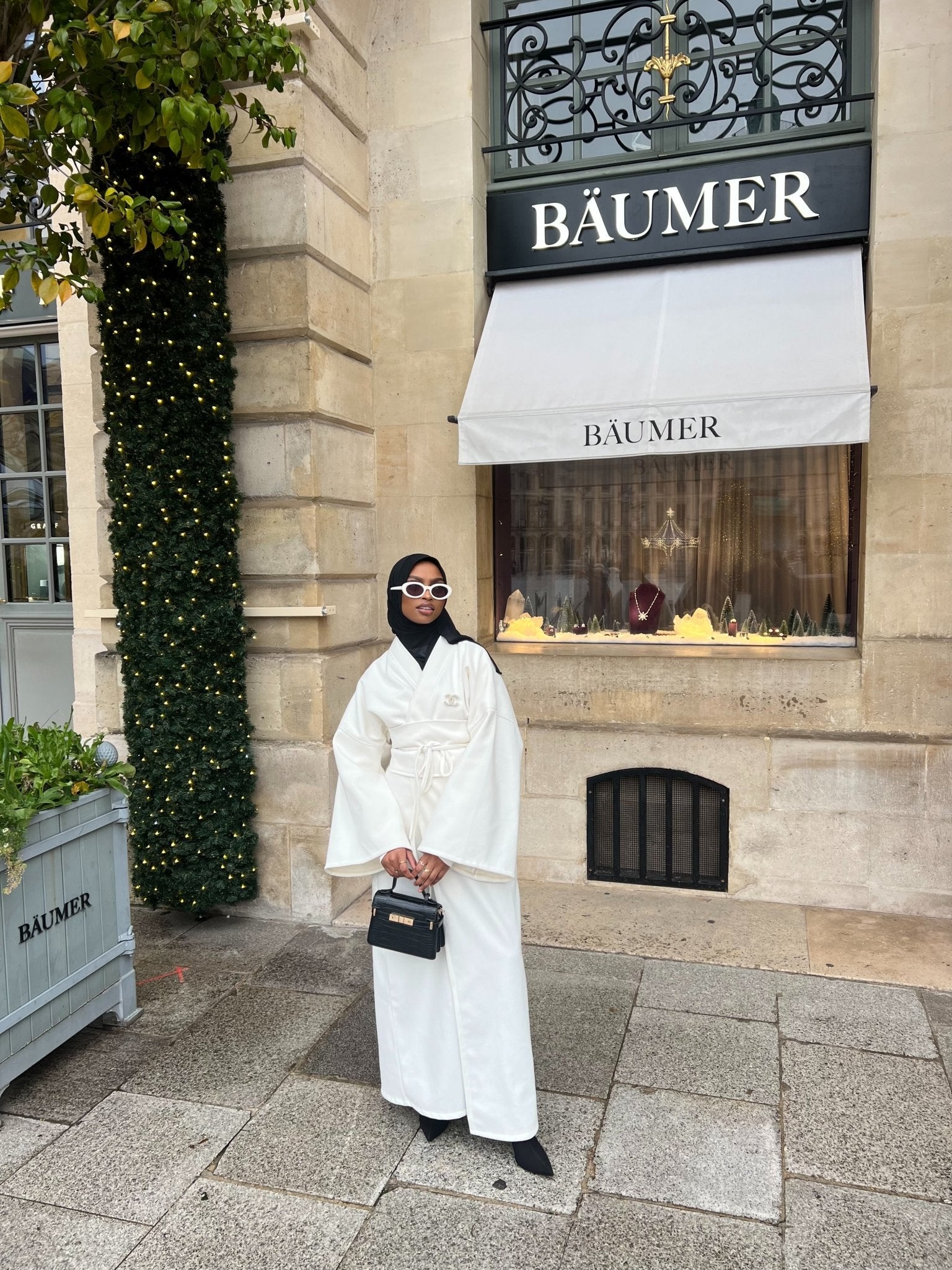 Manteau Aïko Blanc - TAHIRA