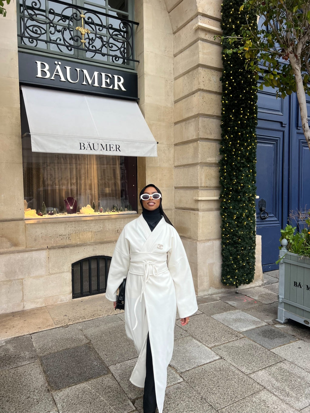 Manteau Aïko Blanc - TAHIRA