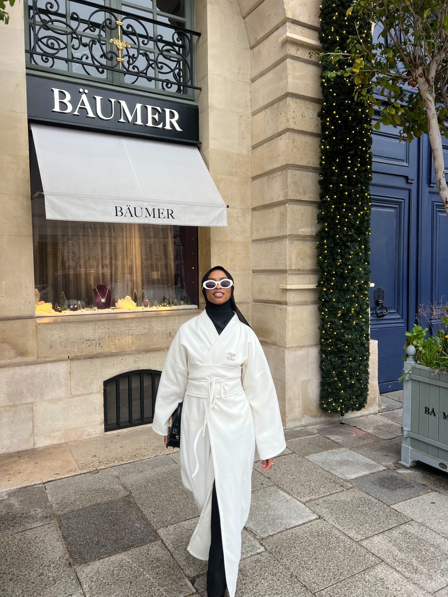 Manteau Aïko Blanc - TAHIRA